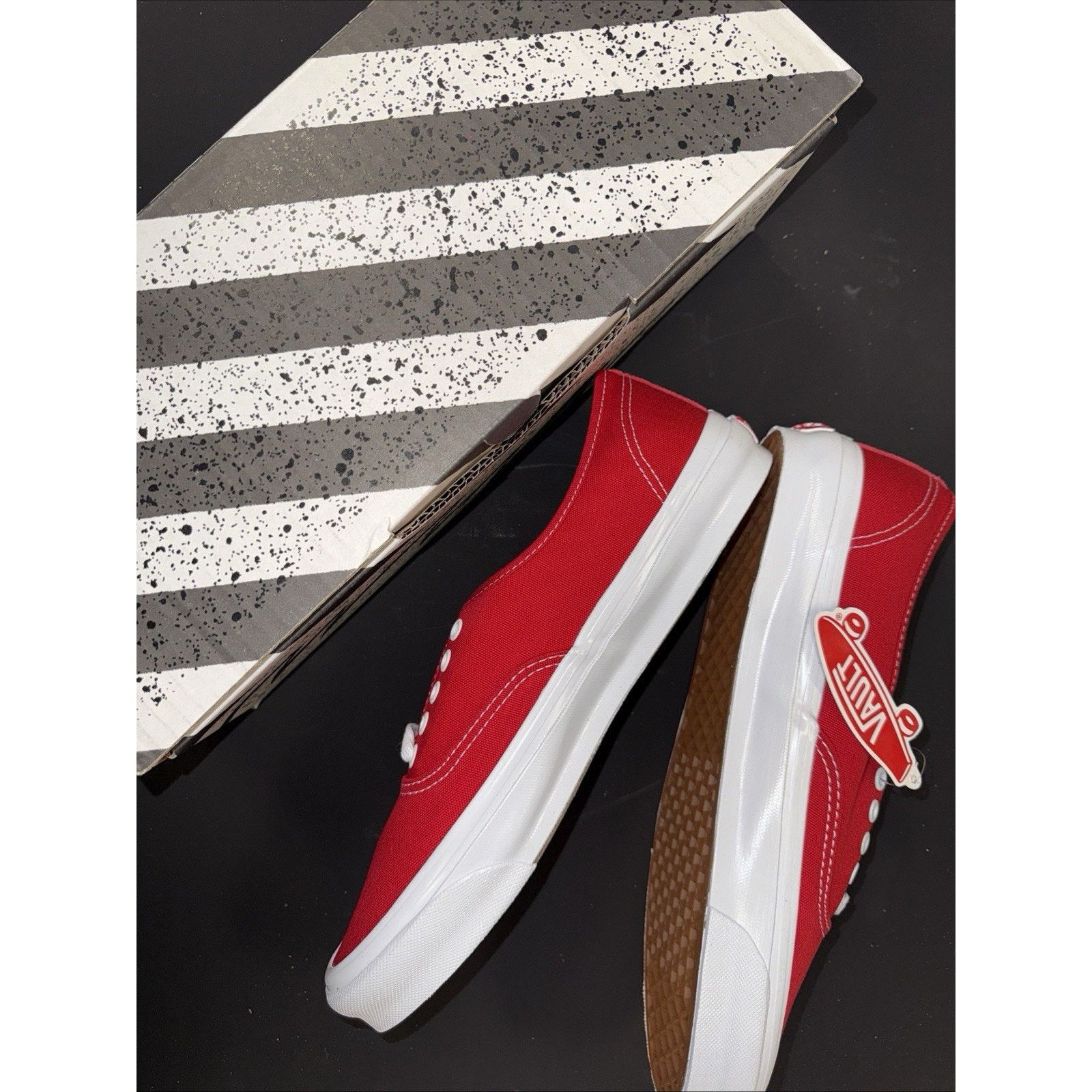 Vans Vans Authentic True Red Mens Original Classic Canvas Sz 13 Size US 13 / EU 46 - 2 Thumbnail