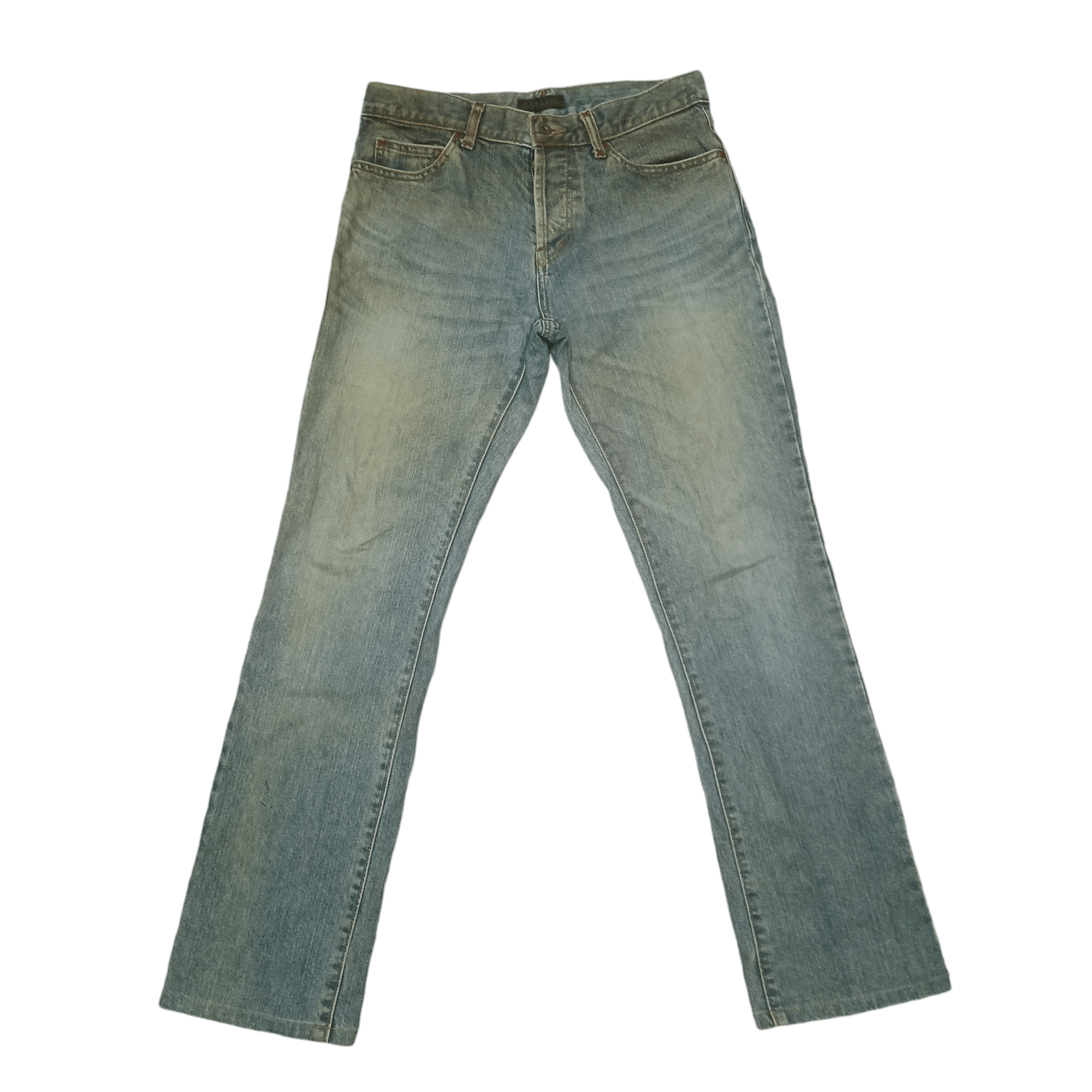 Morgan Homme Japanese Morgan homme distressed jeans Size US 29 - 1 Thumbnail