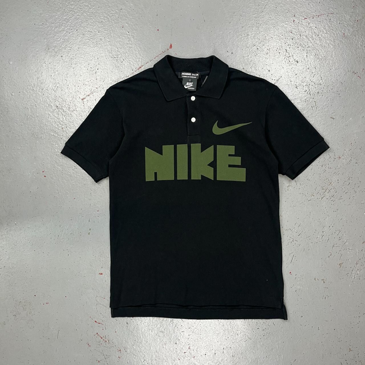 image of Comme Des Garçons Homme Deux X Nike Polo in Black, Men's (Size Small)