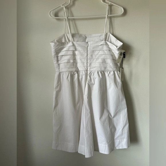 Aritzia Babaton Abacus Poplin White Romper Size 32" / US 10 / IT 46 - 3 Thumbnail
