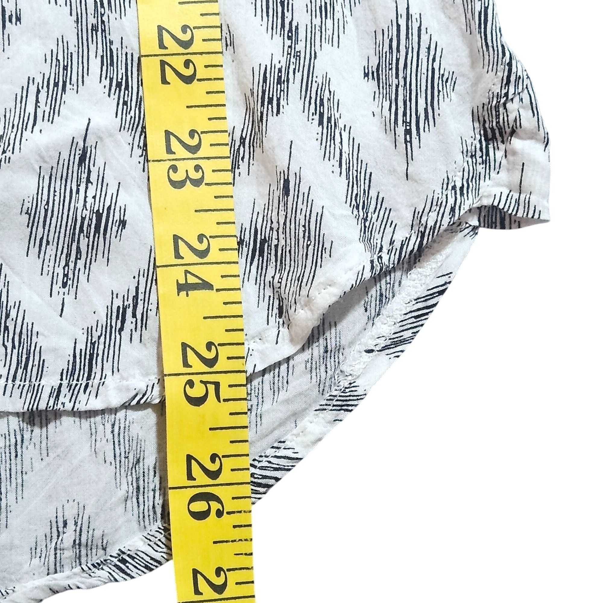 Other Cloth & Stone Button-Up Top Gray Diamond Print Size M Lightw Size M / US 6-8 / IT 42-44 - 7 Thumbnail