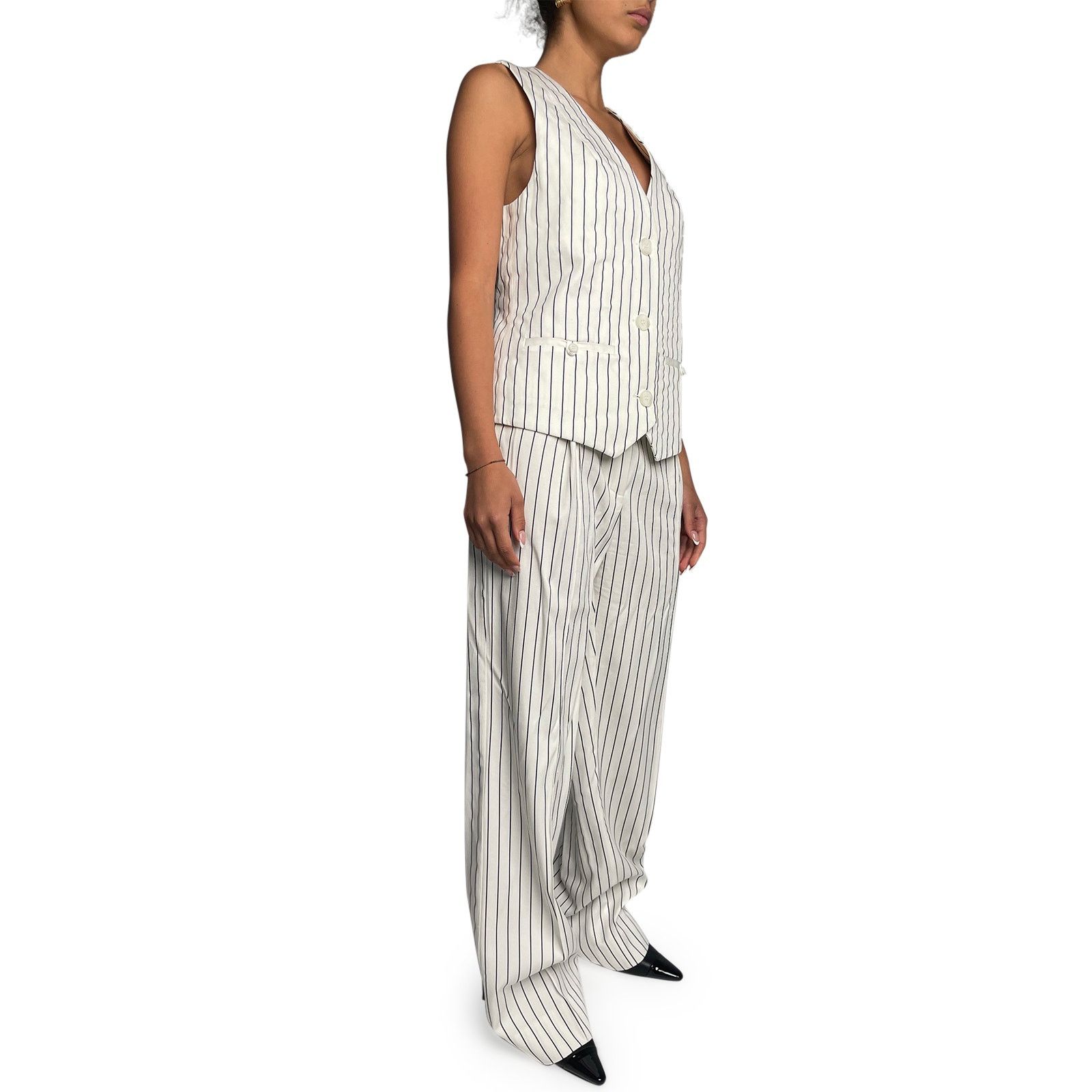 Shona Joy Harley Double Breasted Oversized Blazer, vest and pants Size S / US 4 / IT 40 - 2 Thumbnail