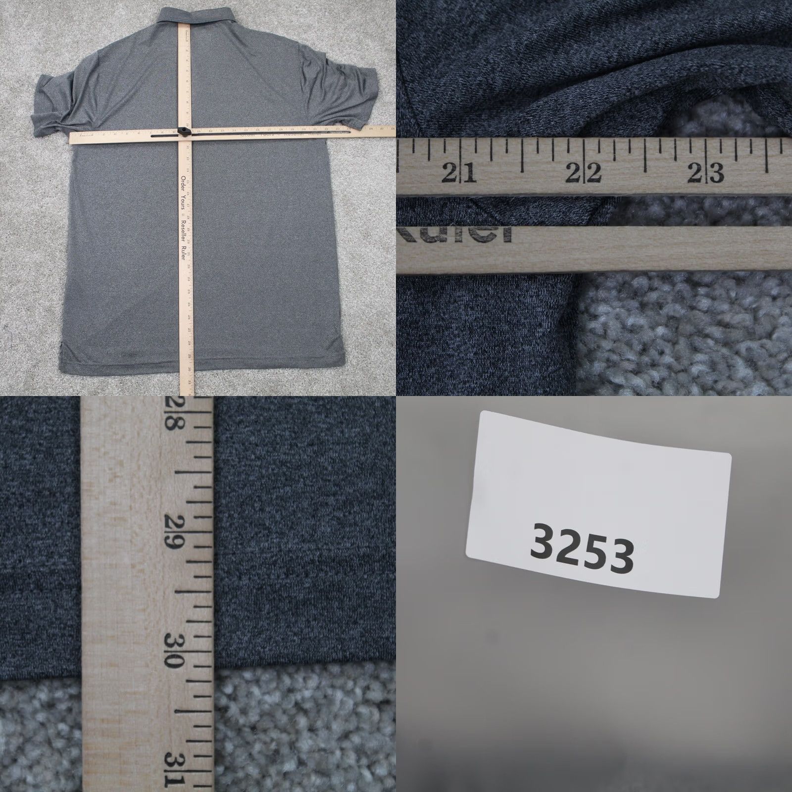 Nat Nast Nat Nast Polo Shirt Mens M Gray Polyester Stretch Short Sleeve Pullover Polo Size US M / EU 48-50 / 2 - 8 Thumbnail