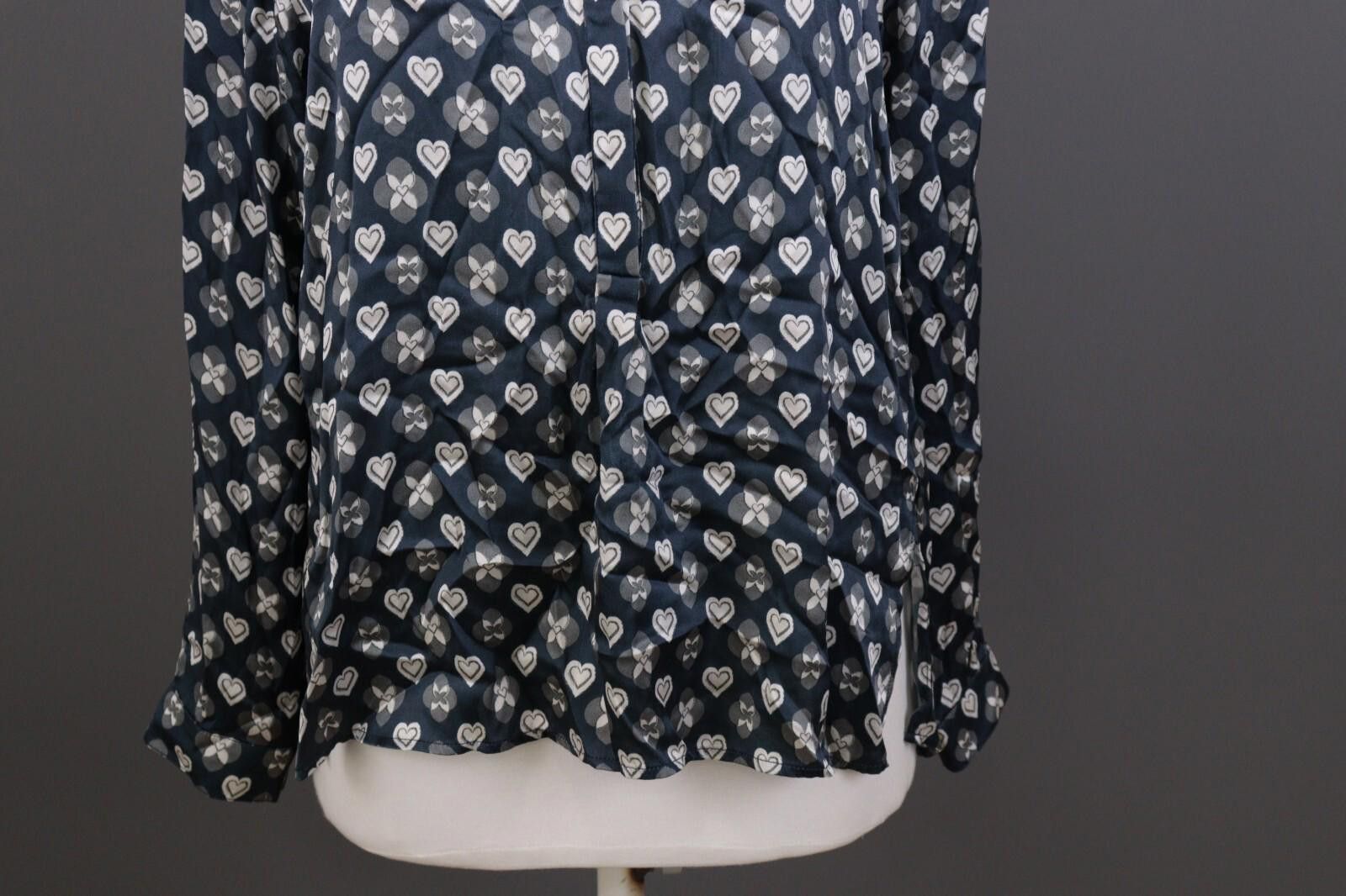 Designer Princess Goes Hollywood Gray Button Dwon Silk Shirt Sz 42 Size M / US 6-8 / IT 42-44 - 3 Thumbnail
