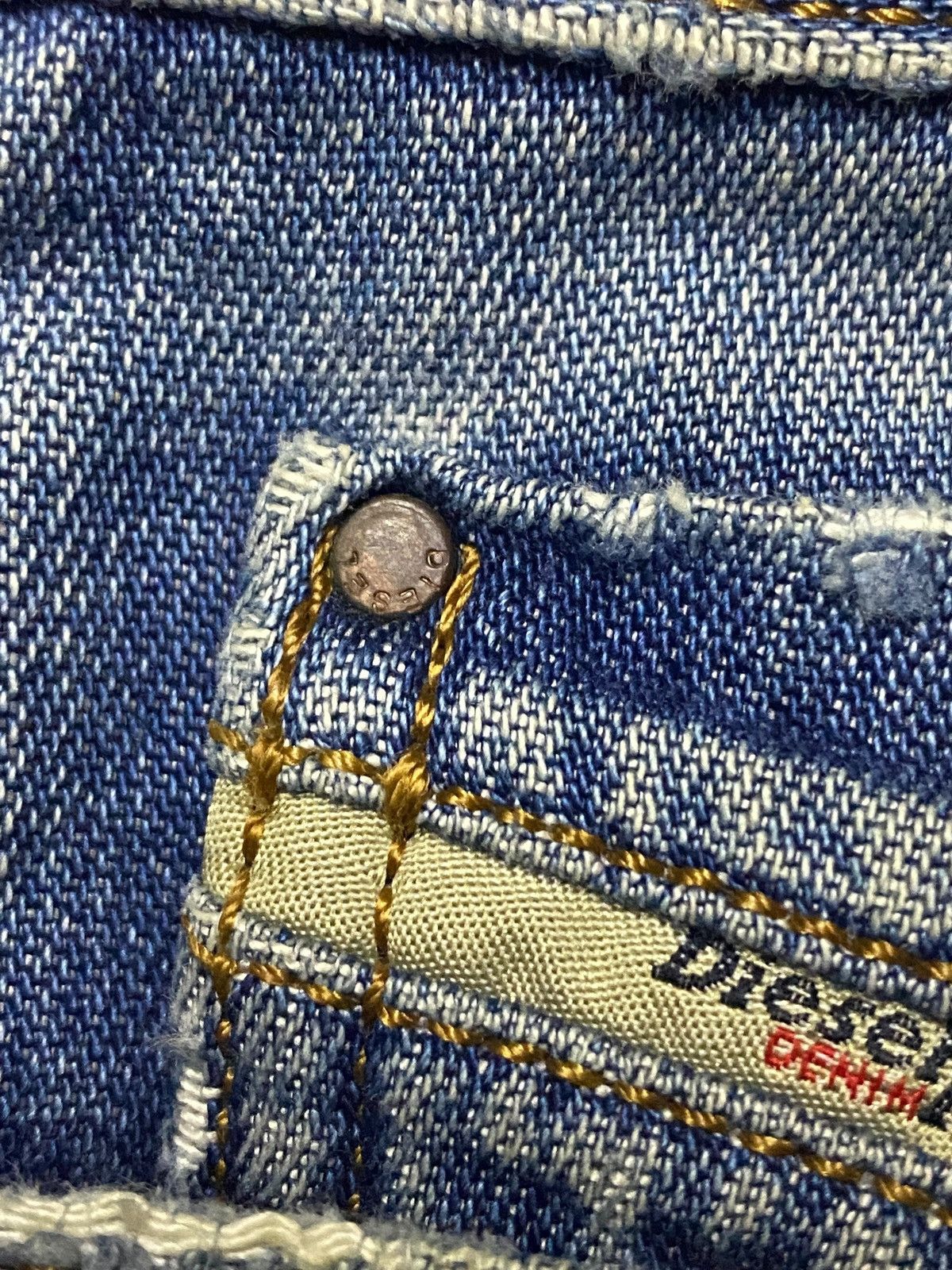 Diesel Vintage Diesel Kurren Wash 008KK Distressed Baggy Jeans Size US 31 - 15 Thumbnail