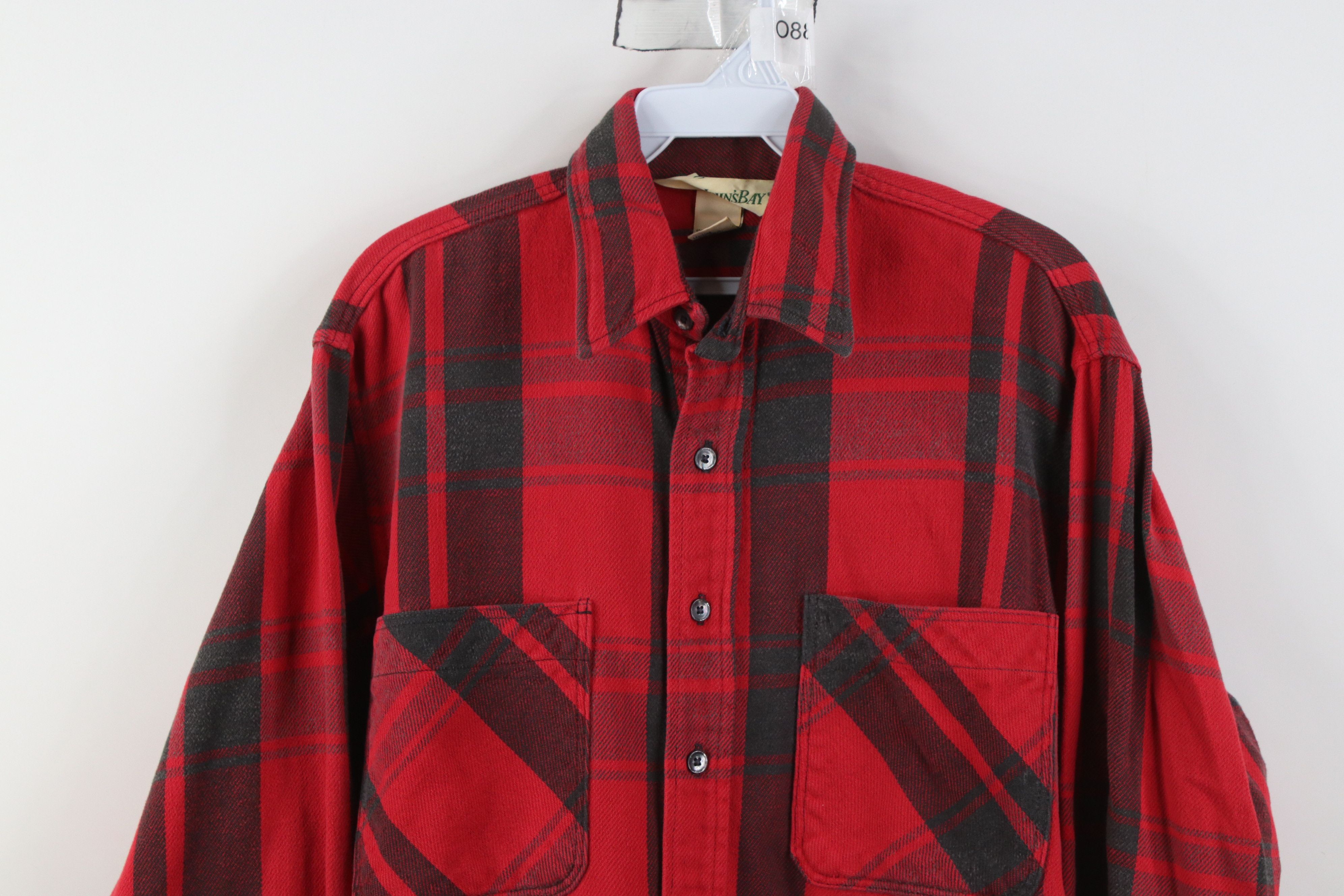 Vintage Vintage 70s Streetwear Heavyweight Button Shirt Plaid USA Size US M / EU 48-50 / 2 - 2 Thumbnail
