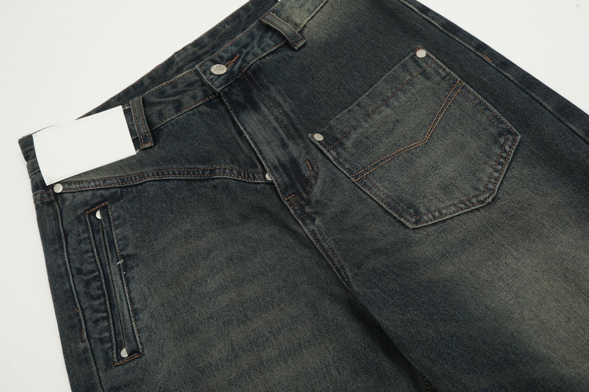 Japanese Brand × Jean High street trend loose straight distressed cargo jeans Size US 32 / EU 48 - 5 Thumbnail
