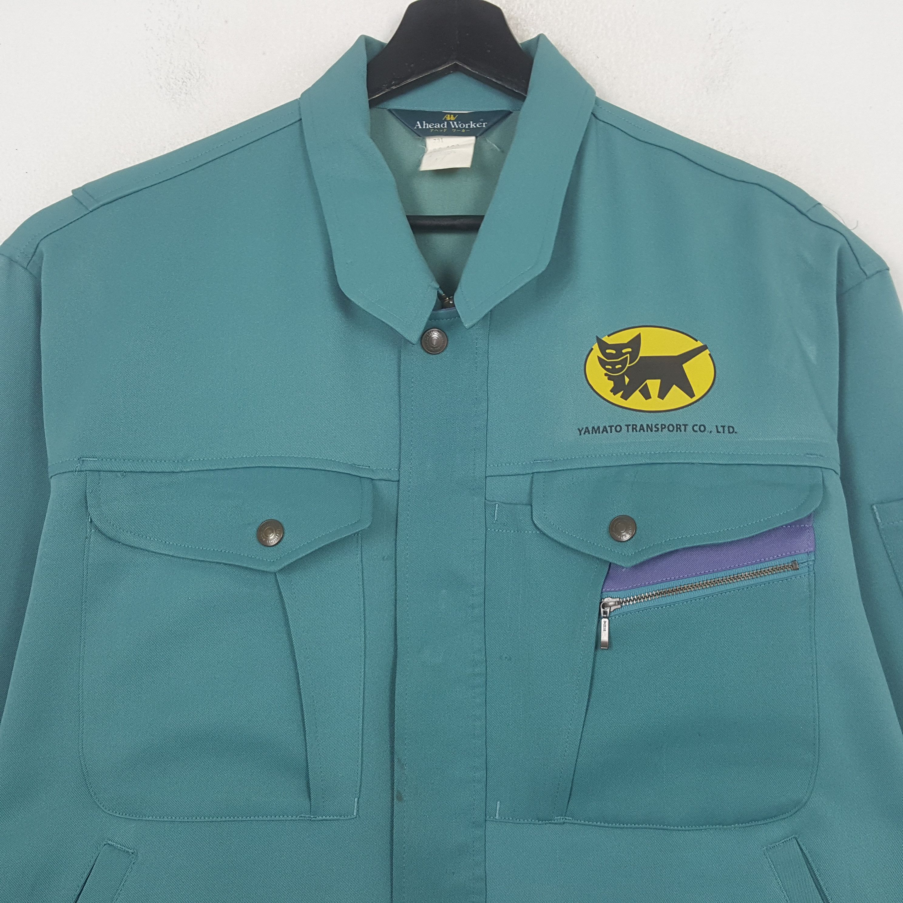 Vintage Yamato Transport Co LTD Japanese Workwear Custom Jacket RR28 Size US L / EU 52-54 / 3 - 4 Thumbnail