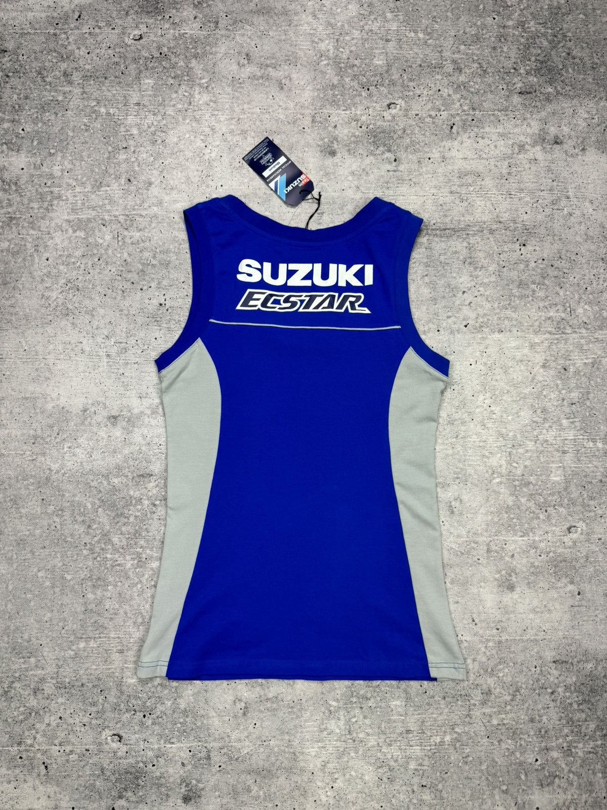 Designer Vintage 90’s Y2K Style Suzuki Tank Top Sleeveless T-Shirt Size US M / EU 48-50 / 2 - 11 Thumbnail
