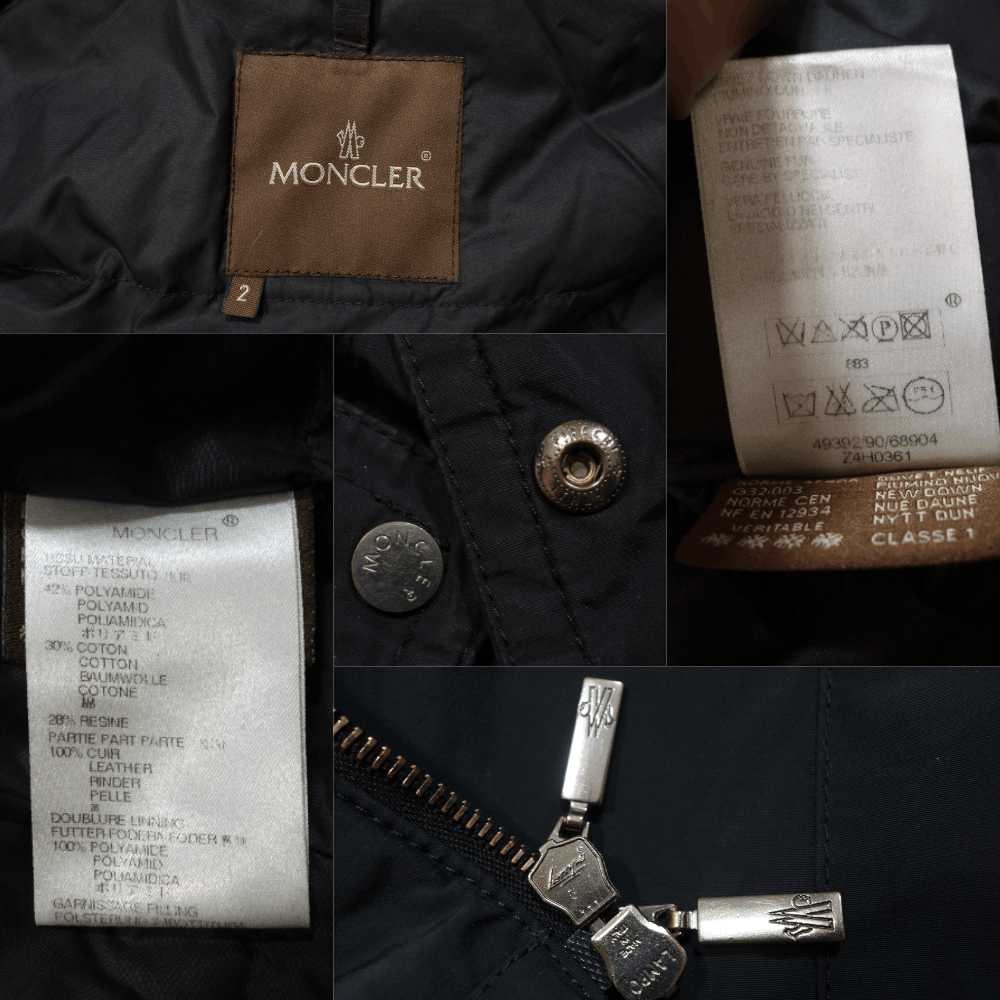 Moncler 00S Nylon Cotton Goose Down Long Jacket Vintage Size M / US 6-8 / IT 42-44 - 12 Thumbnail