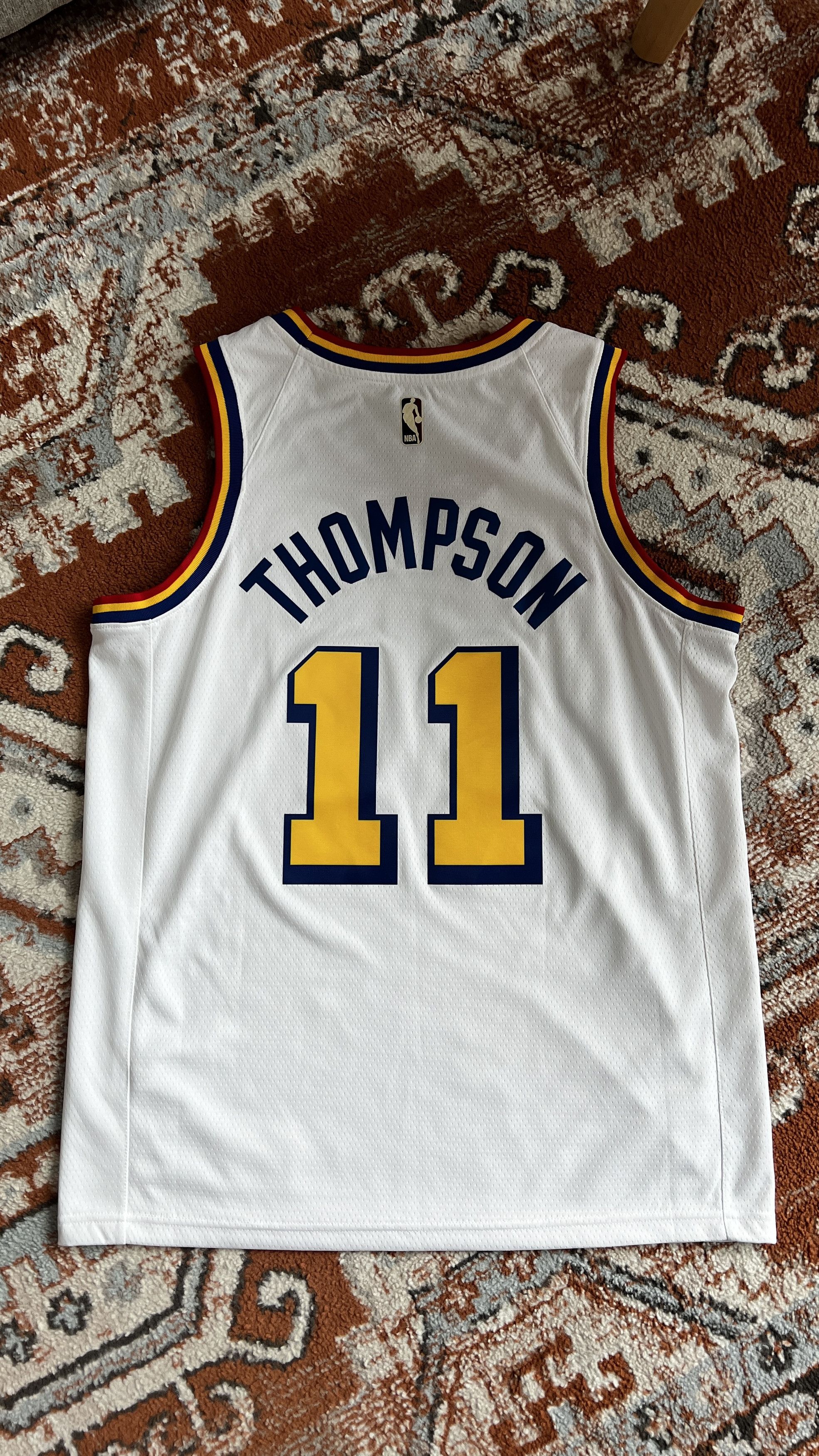 Nike Klay Thompson Golden State Warriors Swingman Jersey Size US L / EU 52-54 / 3 - 2 Thumbnail