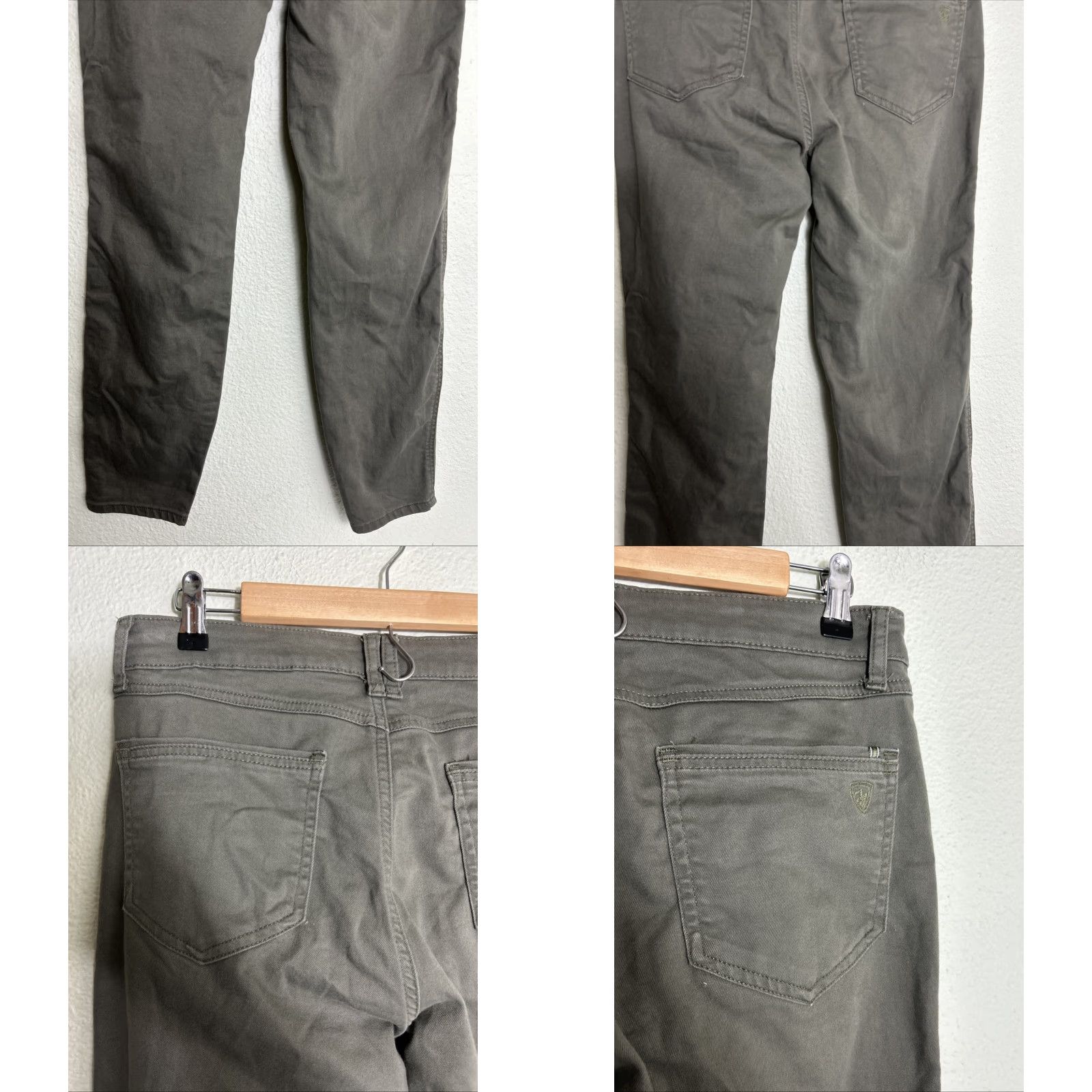 Olive Kuhl Pants Womens 10 Olive Contour Skinny Hiking Outdoor 6373 Measured 32x31 Size 32" / US 10 / IT 46 - 8 Thumbnail