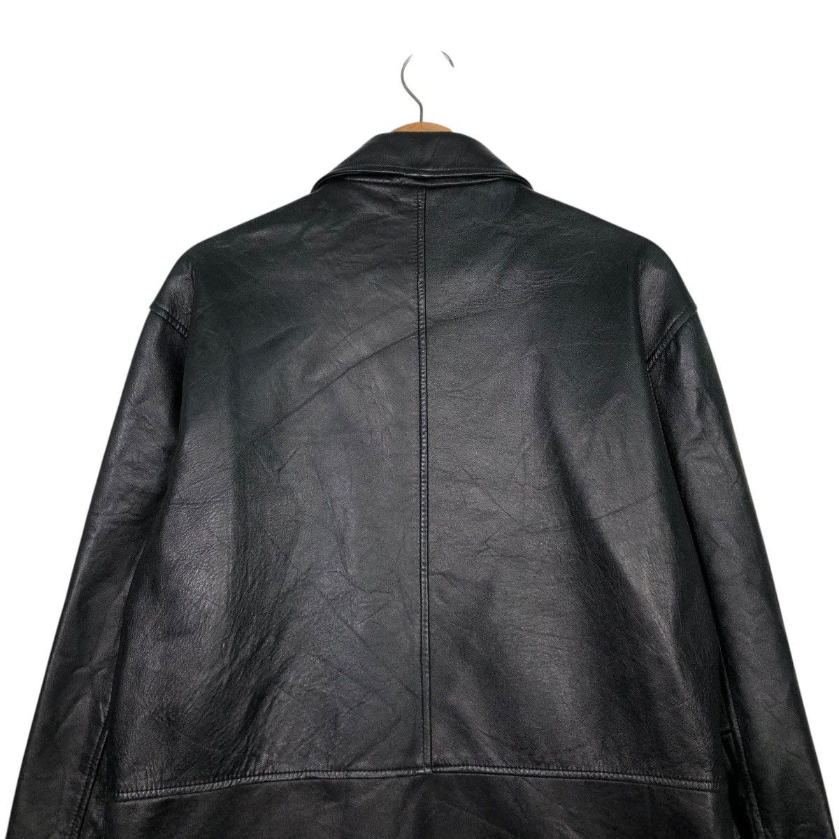 🔥VINTAGE SOFT LEATHER JACKET BANANA REPUBLIC ISSEY MIYAKE