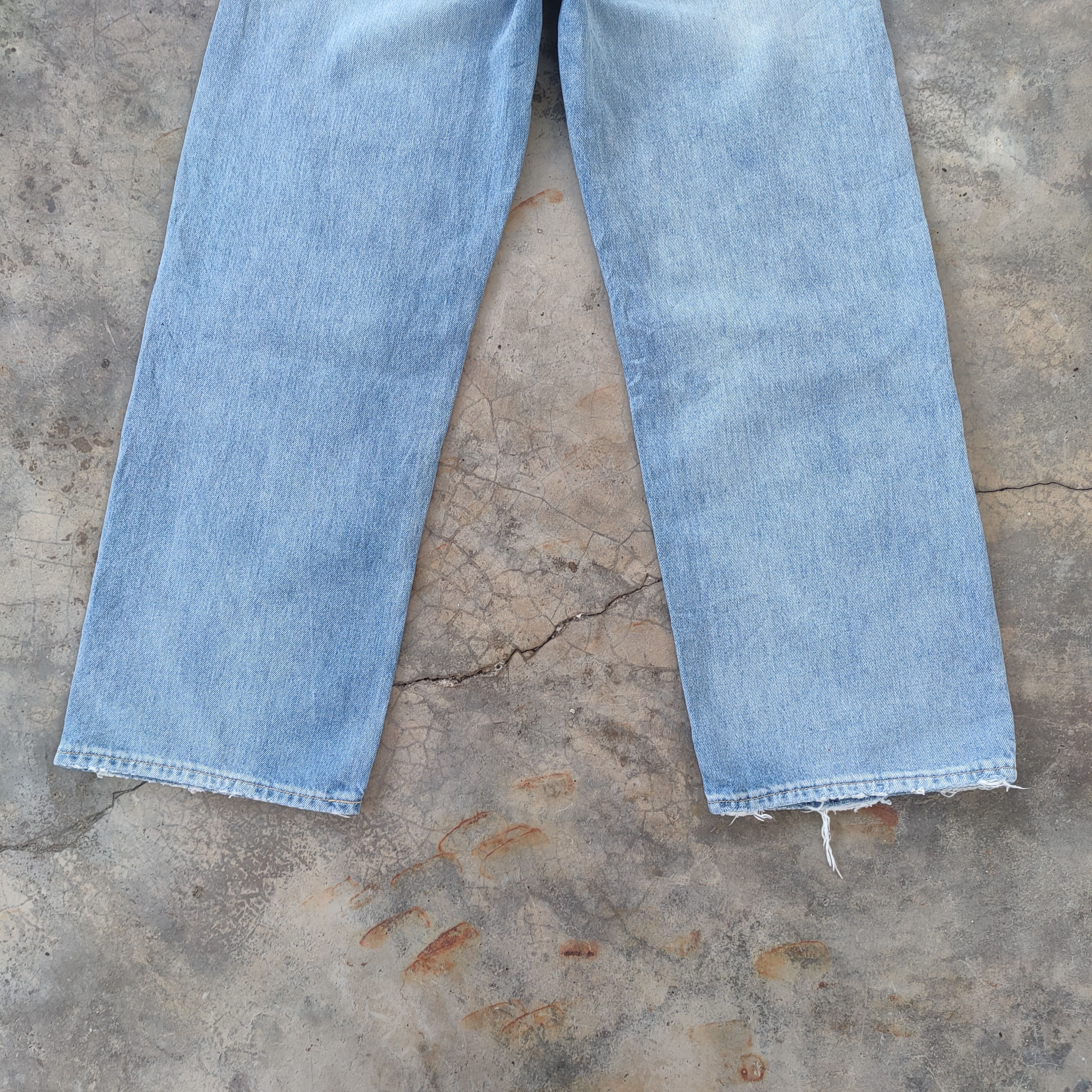 Gap VINTAGE JAPANESE FADED RIPPED DISTRESSED JEANS DENIM PANTS Size US 34 / EU 50 - 10 Thumbnail