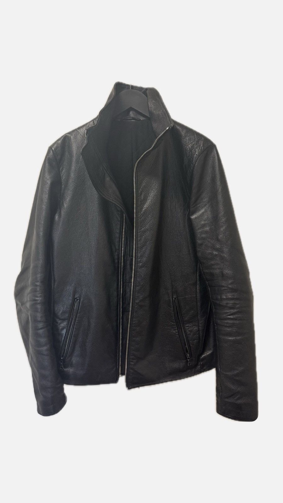 Zam Barrett Zam Barrett Minimalist Leather Jacket 46 Size US M / EU 48-50 / 2 - 2 Thumbnail