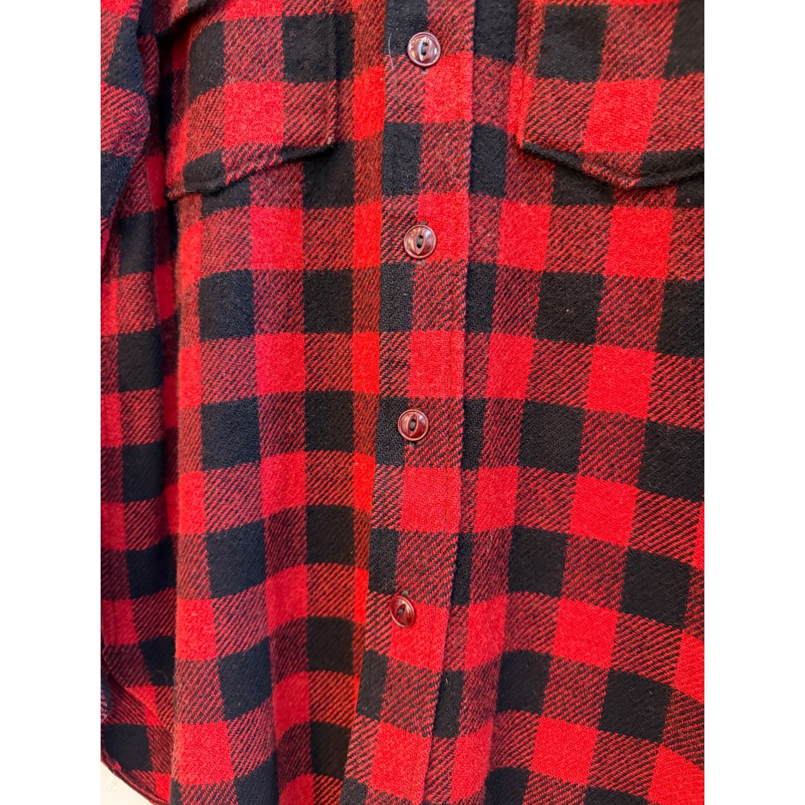 Woolrich Woolen Mills Vintage 40's 50's Woolrich Buffalo Plaid Shirt Jacket Size US S / EU 44-46 / 1 - 3 Thumbnail