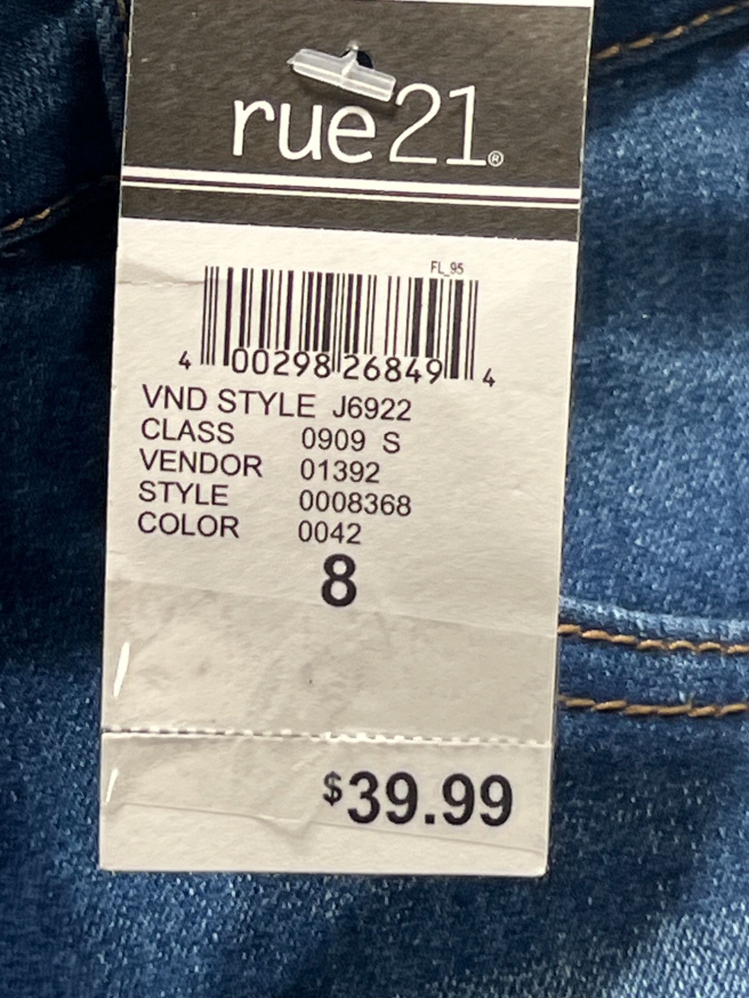rue21 Rue 21 - Women's Ultimate Stretch High-Rise Skinny Jeans Dis Size 30" / US 8 / IT 44 - 8 Thumbnail