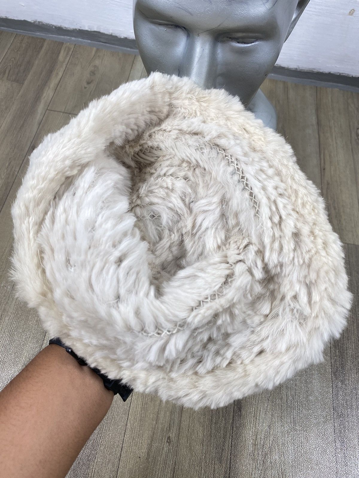 Japanese Brand Unknown Japanese Fur Beanie Hats Size ONE SIZE - 6 Thumbnail