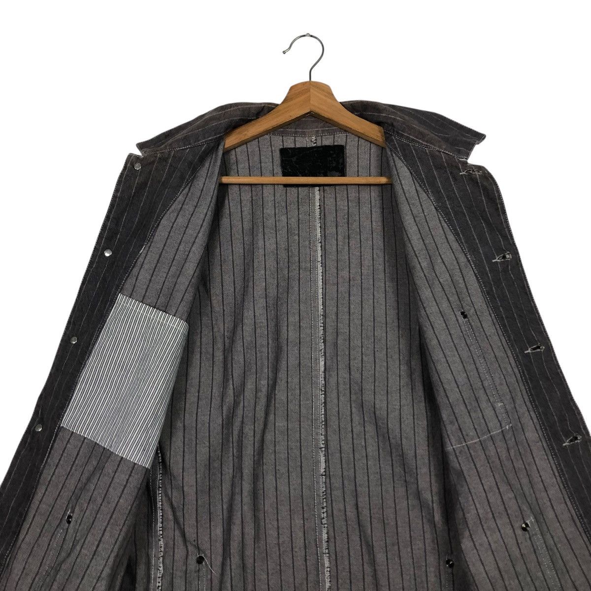 Japanese Brand 🔥VINTAGE HICKORY CHORE JACKET BREATH STRIPED ISSEY MIYAKE Size US M / EU 48-50 / 2 - 16 Thumbnail