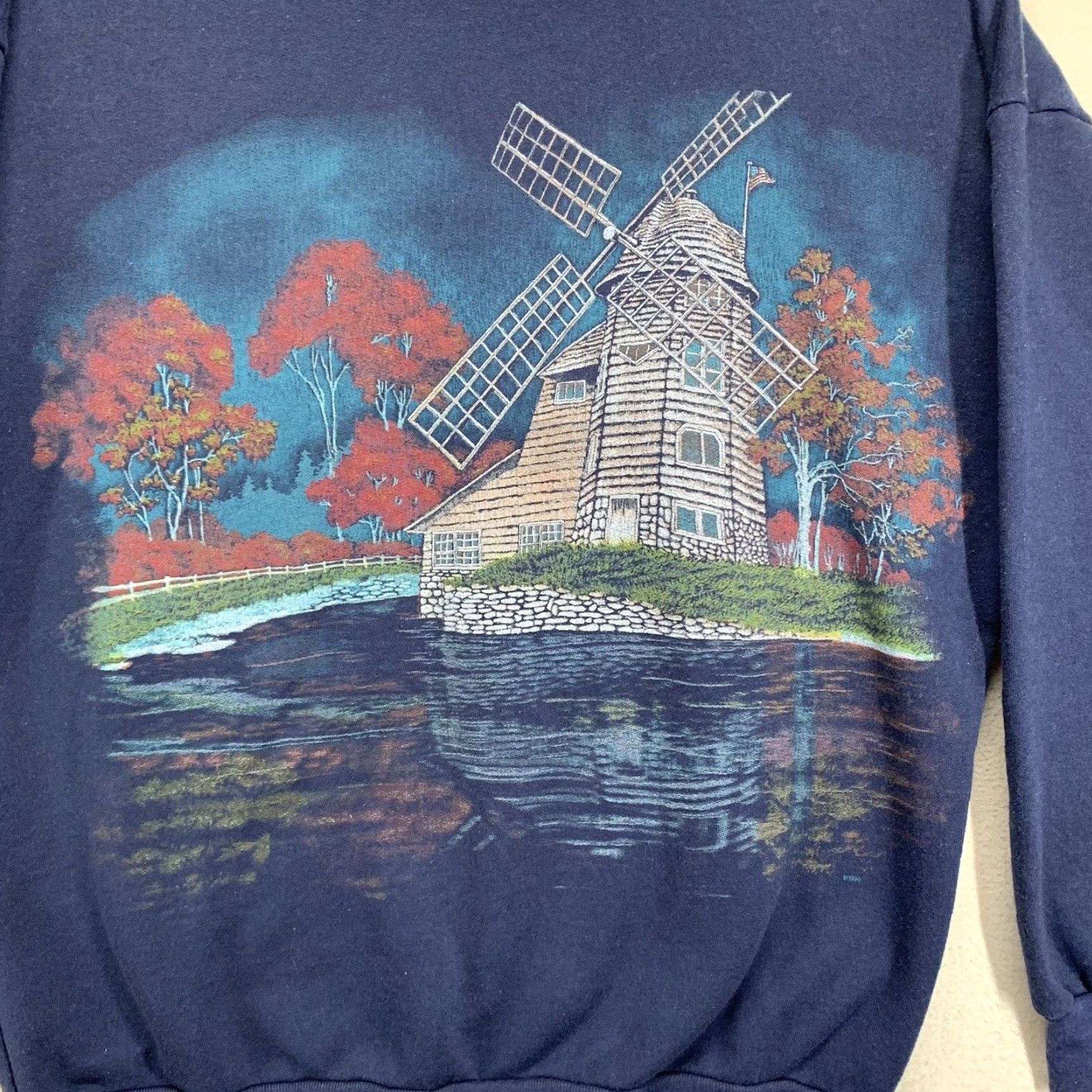 Vintage VINTAGE Nutcracker Sweatshirt Unisex Adults Small Blue Crew Neck Pullover Long Sleeve Graphic Print Nature 80s 90s Hiking Outdoor Size US S / EU 44-46 / 1 - 3 Thumbnail