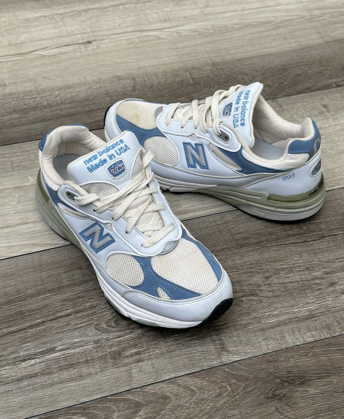 New balance 990 baby blue hotsell