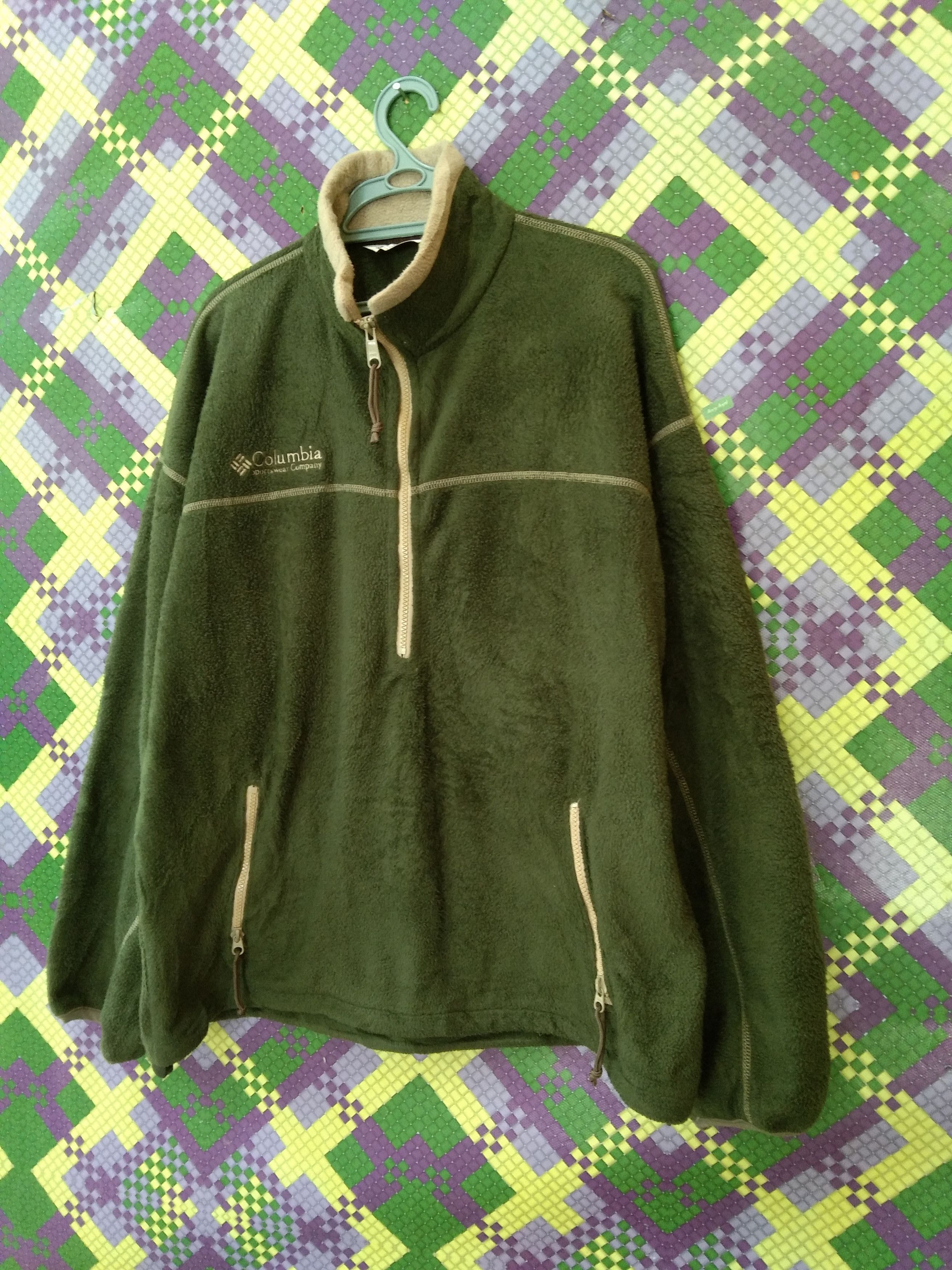 Columbia AW VINTAGE COLUMBIA HALF-ZIPPER FLEECE SWEATER Size US L / EU 52-54 / 3 - 2 Thumbnail