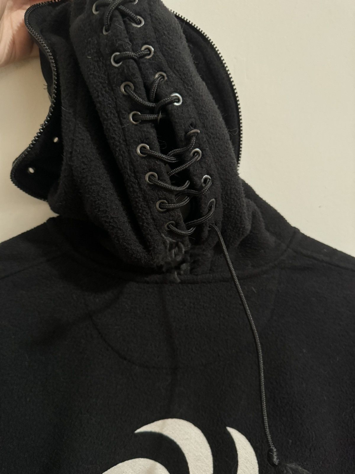 Vetements Vetements SS19 Gimp mask fleece hoodie Size US M / EU 48-50 / 2 - 7 Thumbnail