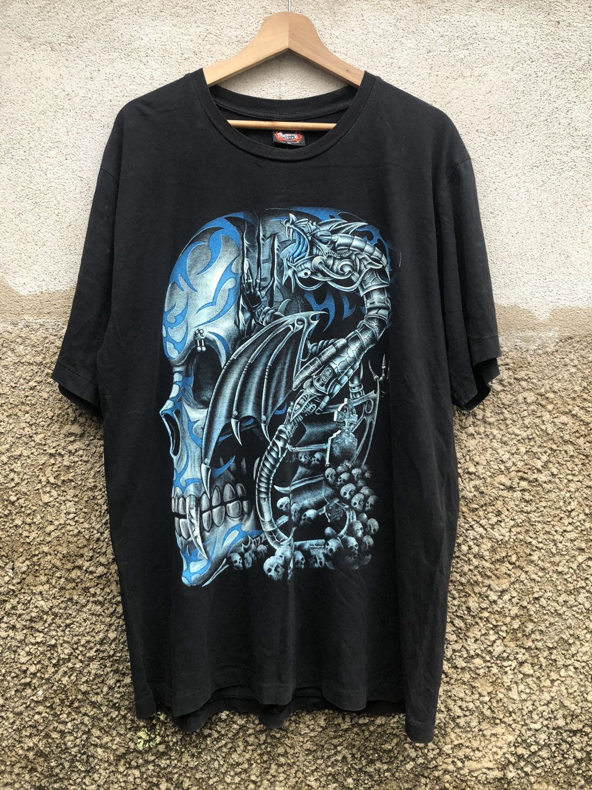 Vintage Vintage 90s Skulls Tshirt Size US L / EU 52-54 / 3 - 1 Thumbnail