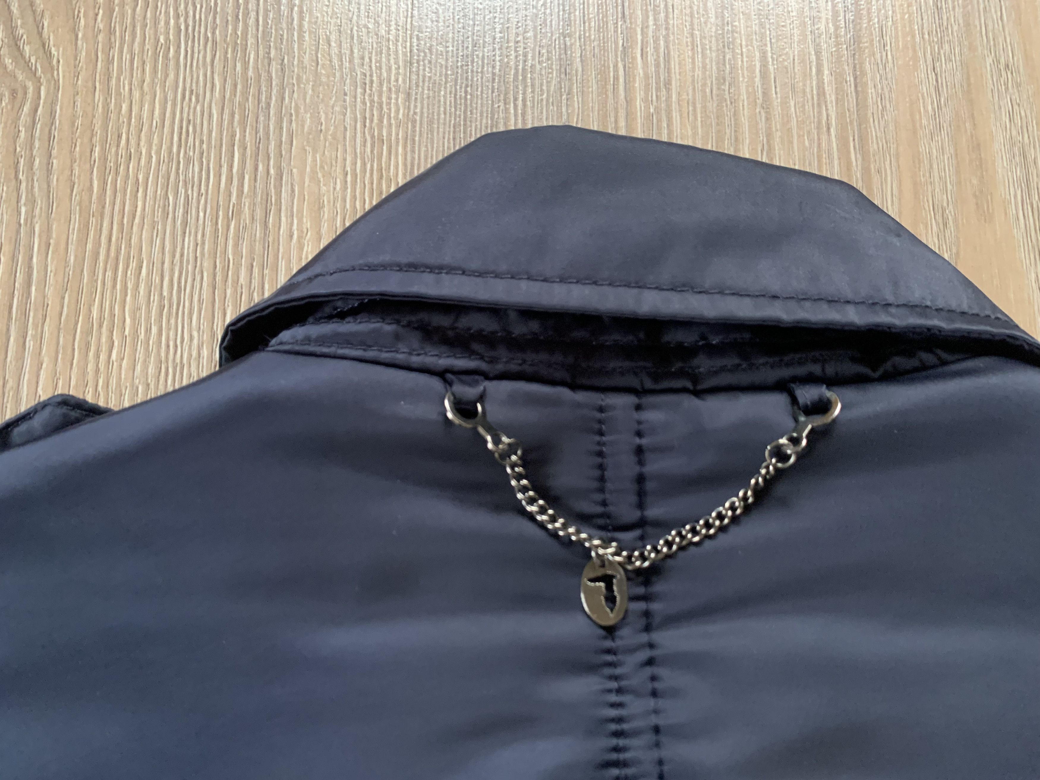 Trussardi Trussardi Womens Vintage Navy Blue Trench Size M / US 6-8 / IT 42-44 - 6 Thumbnail