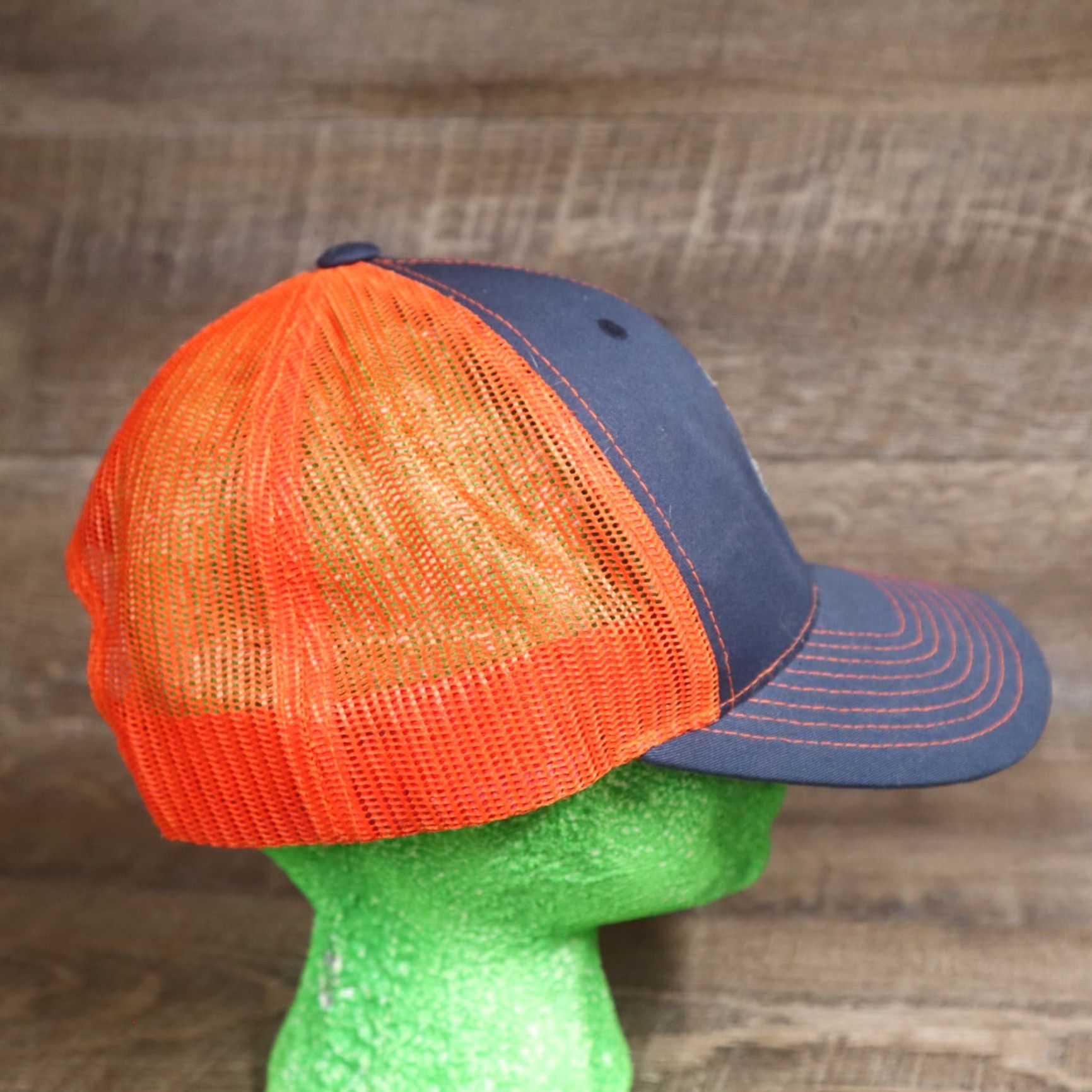 Vintage Shore s Express Car Wash Employee Orange Sewn Patch Baseball Cap Hat Snapback Size ONE SIZE - 3 Thumbnail