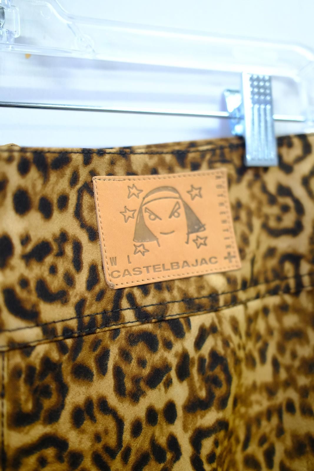 Jean Charles De Castelbajac 00's Castelbajac Leopard Print Skirt Size 32" / US 10 / IT 46 - 5 Thumbnail
