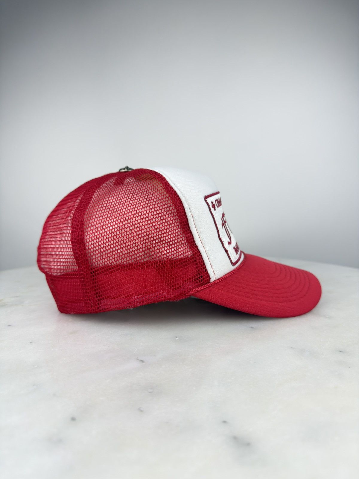 Chrome Hearts VINTAGE CHROME HEARTS FUCK RED CAP Size ONE SIZE - 6 Thumbnail