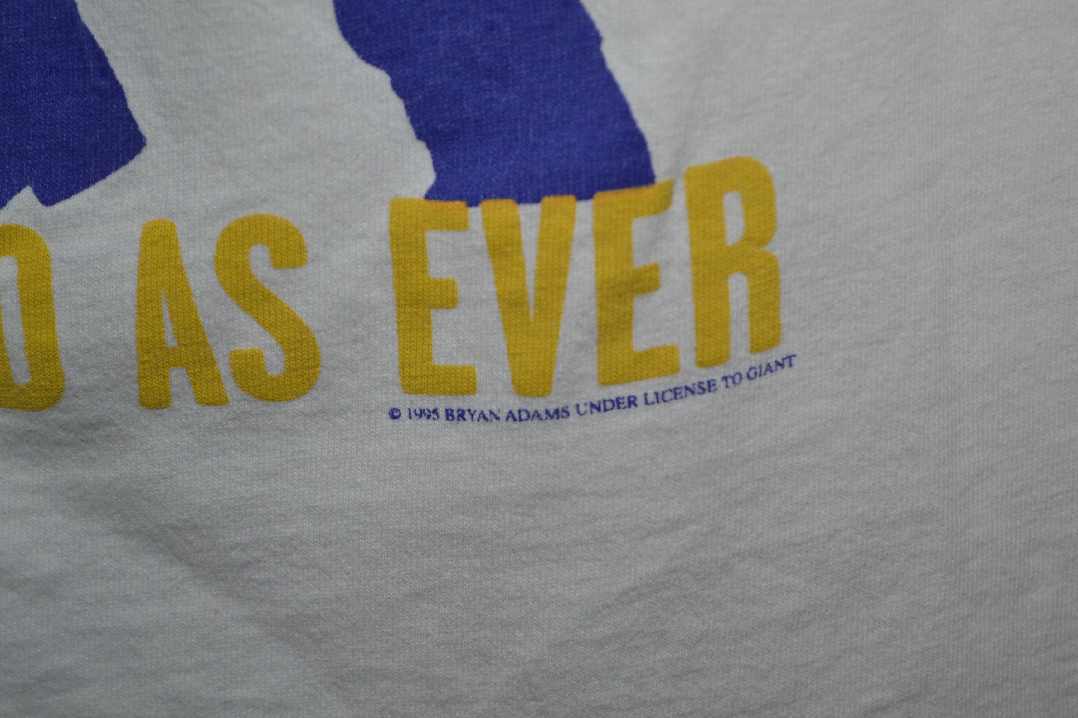 Band Tees Bryan Adams 1996 You Got That? Loud As Ever Vintage XL Size US XL / EU 56 / 4 - 3 Thumbnail
