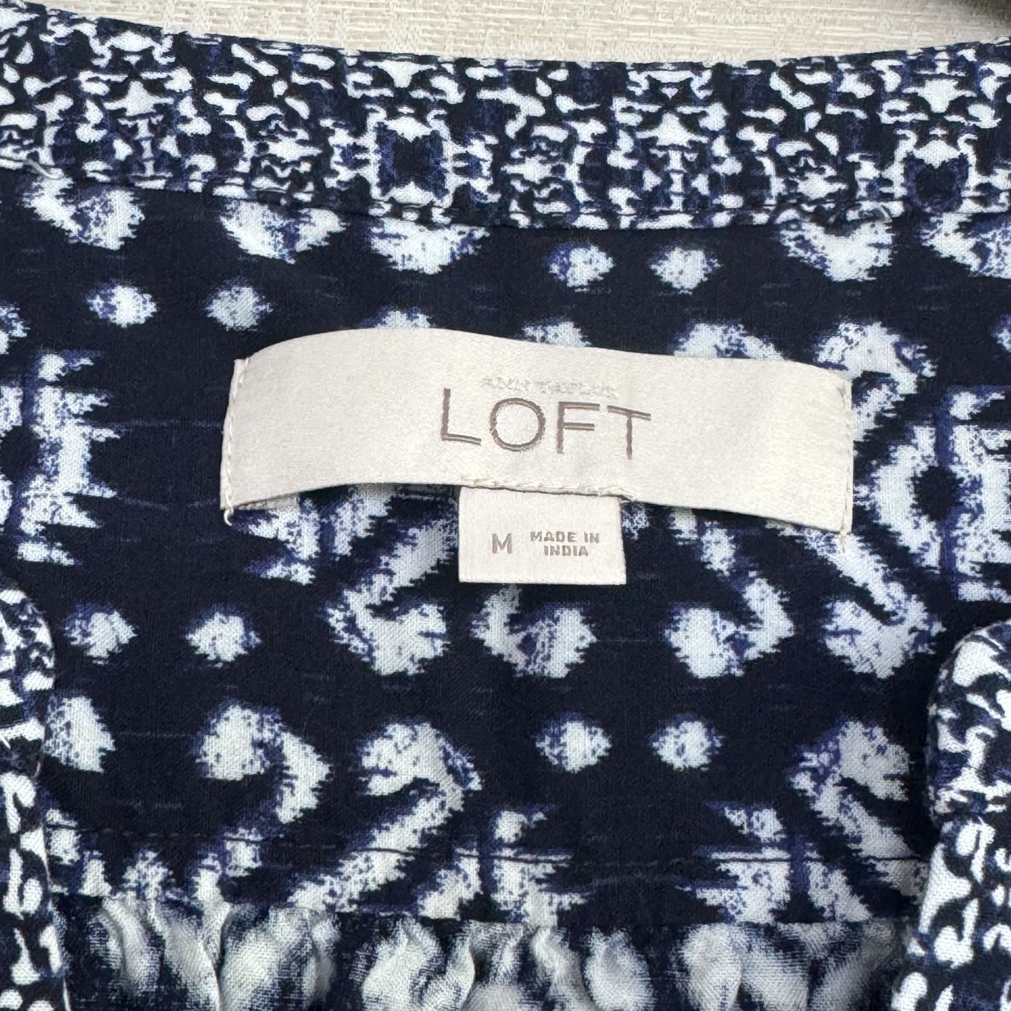 Loft Loft Ann Taylor Women's Blouse Medium Size M / US 6-8 / IT 42-44 - 3 Thumbnail