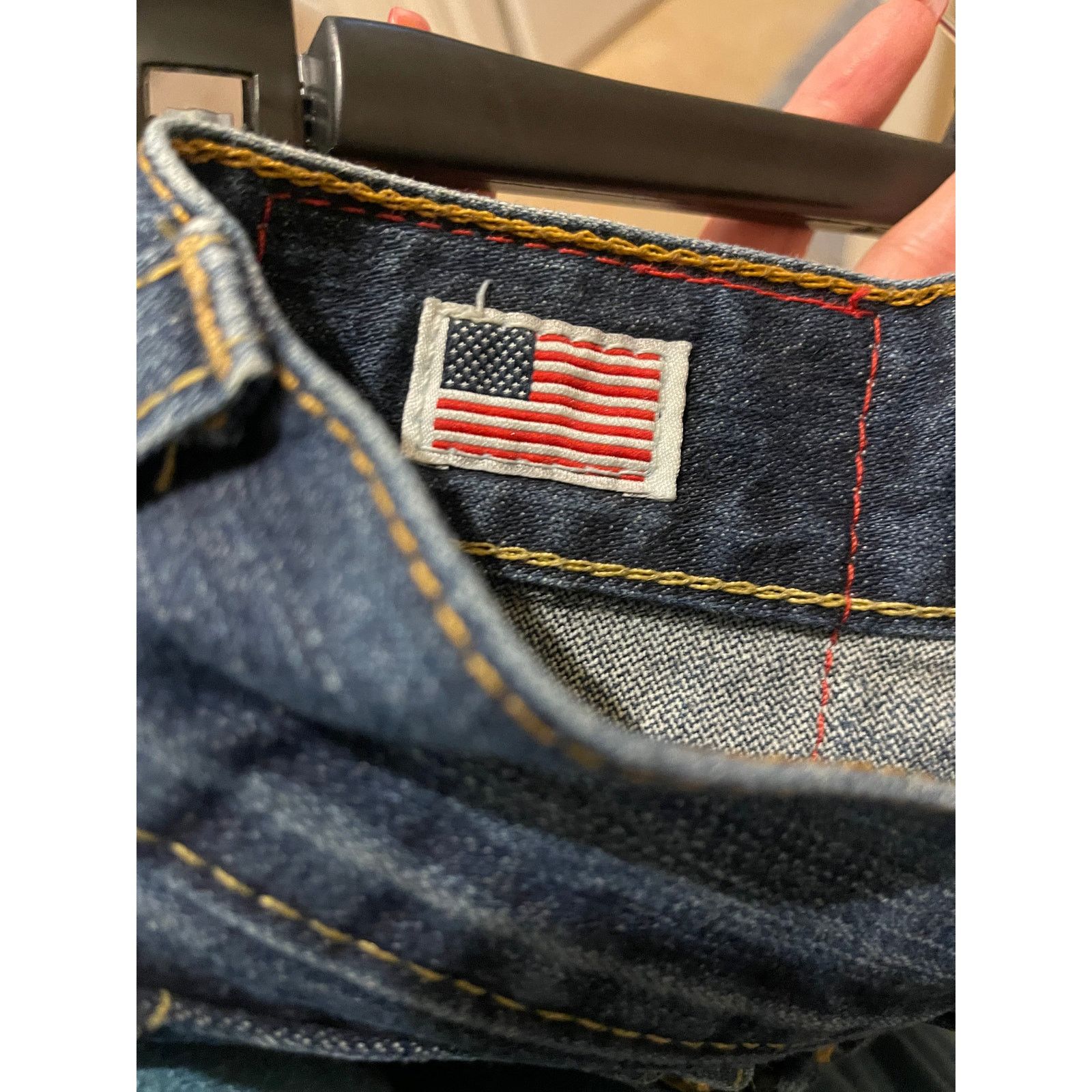 True Religion True Religion Billy Straight Jeans Dark Wash USA Denim Size US 30 / EU 46 - 8 Thumbnail