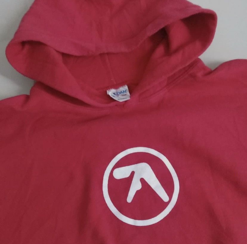 Gildan × Vintage 00s Aphex Twin Reprint Hoodie Size US M / EU 48-50 / 2 - 3 Thumbnail