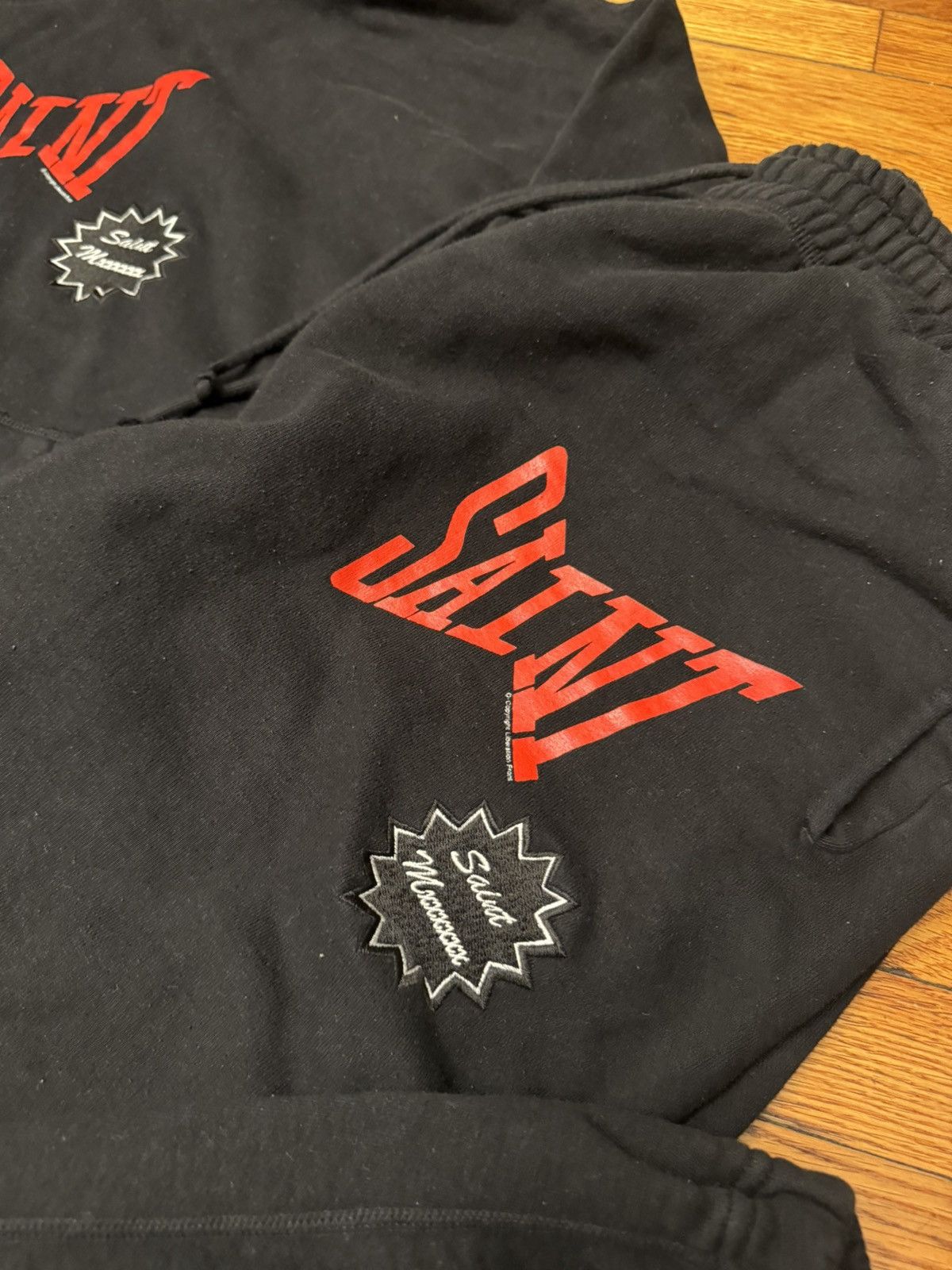Saint Michael Saint Mxxxxxx Double Logo Suit Hoodie Pants Size Large Size US L / EU 52-54 / 3 - 5 Thumbnail