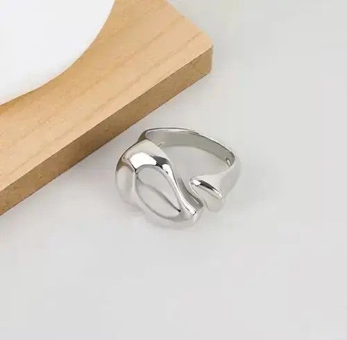Jewelry × Ring Of Fire Minimalistic Silver Ring Size ONE SIZE - 2 Thumbnail