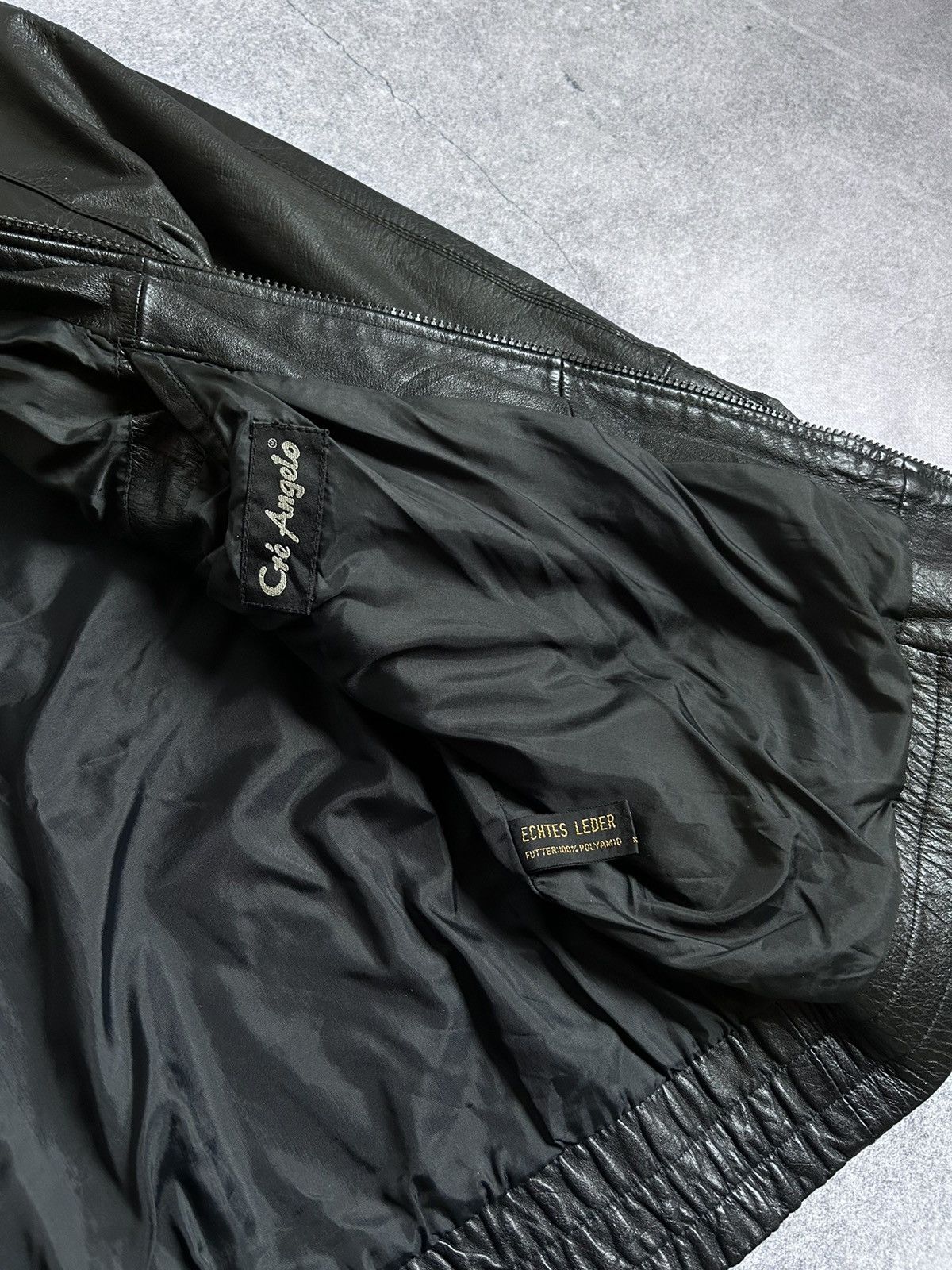Vintage Vintage Leather Jacket Italy Designer Echtes leder leather Size US M / EU 48-50 / 2 - 6 Thumbnail