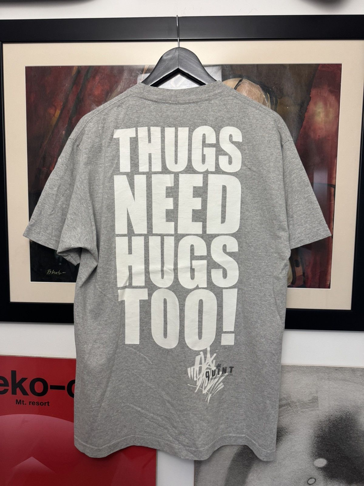 Dissizit Dissizit! Vintage Y2k Tee Thugs Needs Hugs Rap Sexy Girl Size US L / EU 52-54 / 3 - 2 Thumbnail