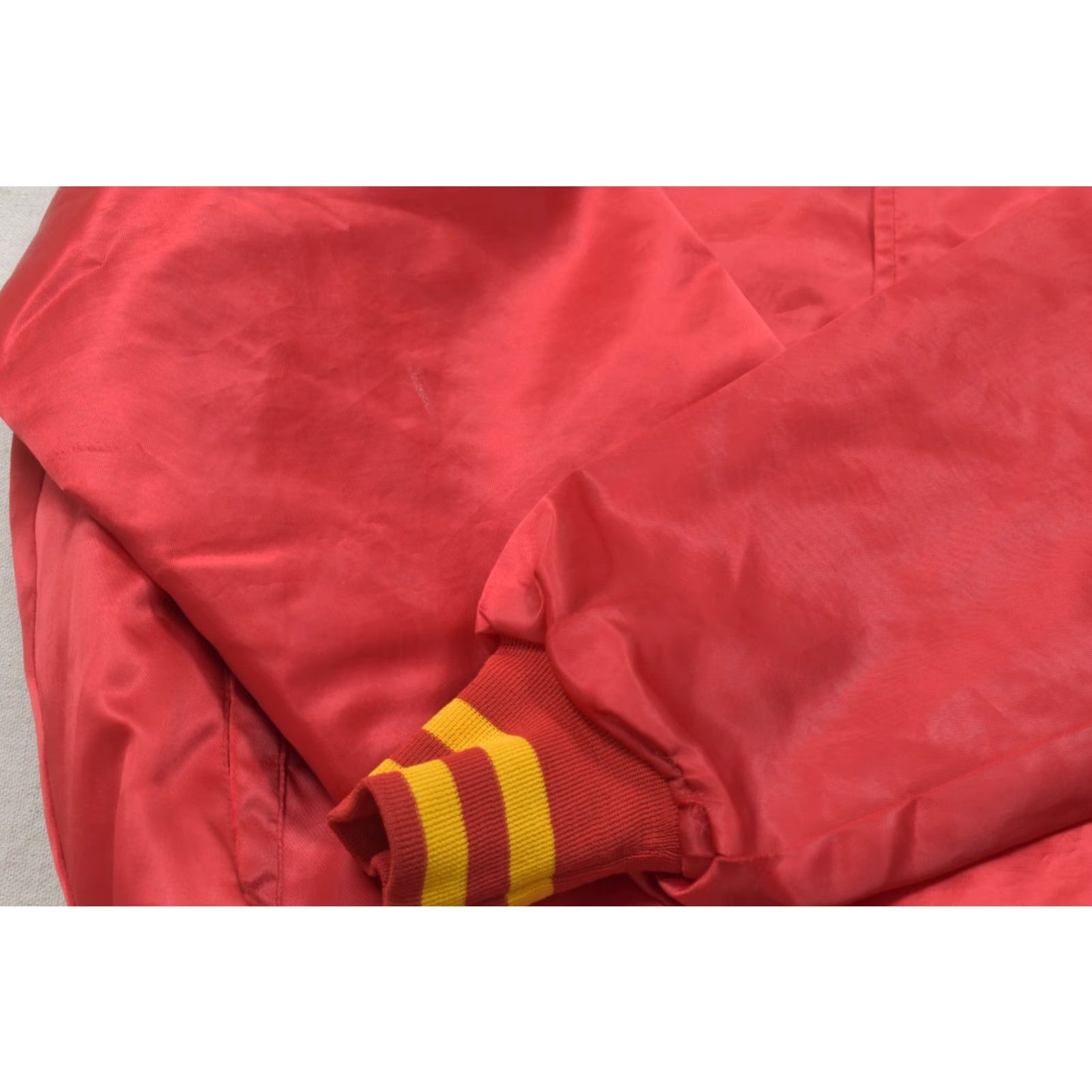 Soffe VINTAGE Soffe Jacket Mens L Red Satin Bomber Jacket US Marines Force Recon Size US L / EU 52-54 / 3 - 7 Thumbnail