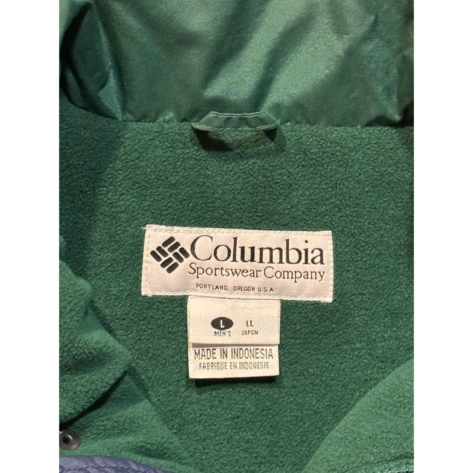 Columbia Vintage Columbia Bugaboo Jacket Green Black 90s Men’s Large Size US L / EU 52-54 / 3 - 3 Thumbnail