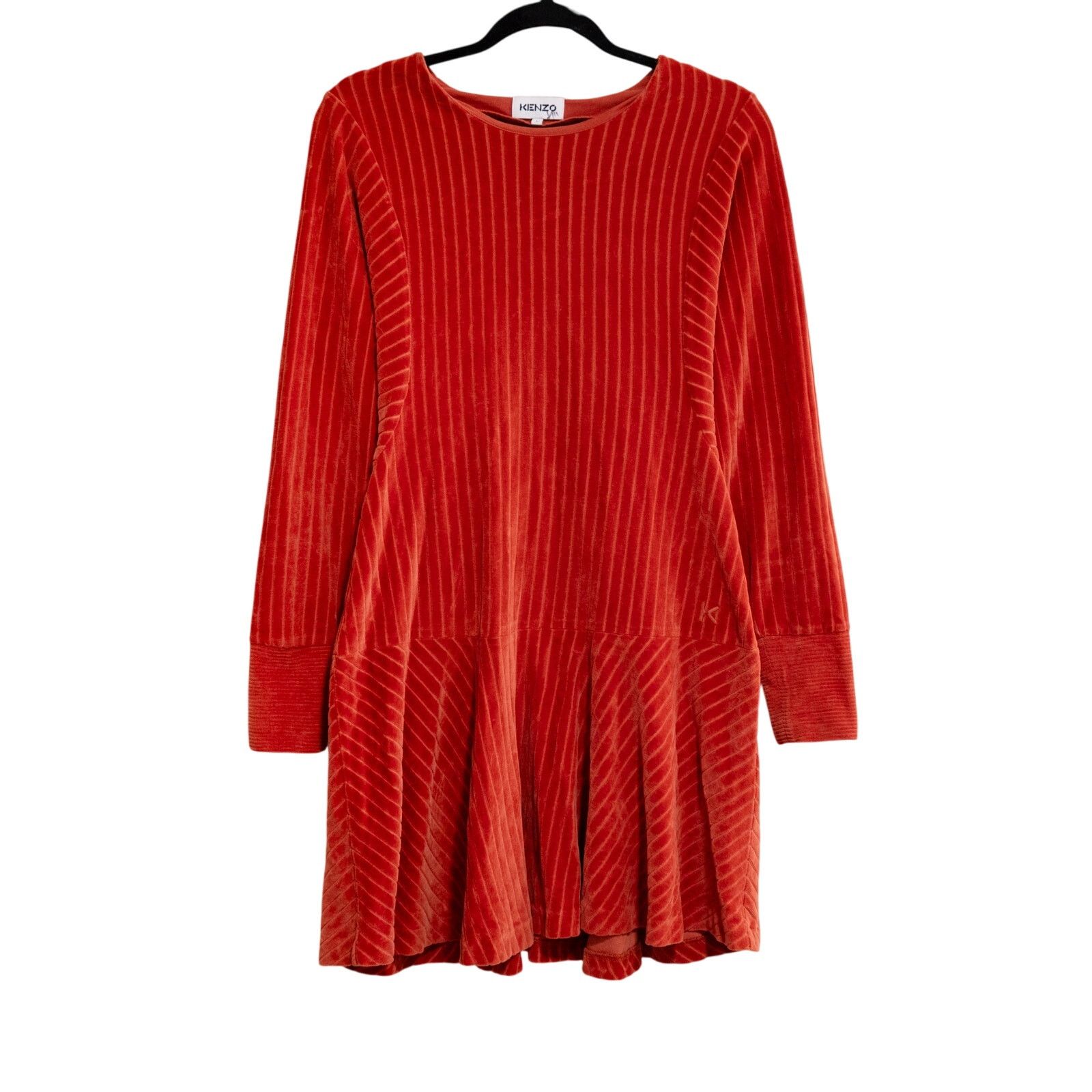 Kenzo Kenzo Velvet Corduroy Dress Size L / US 10 / IT 46 - 2 Thumbnail