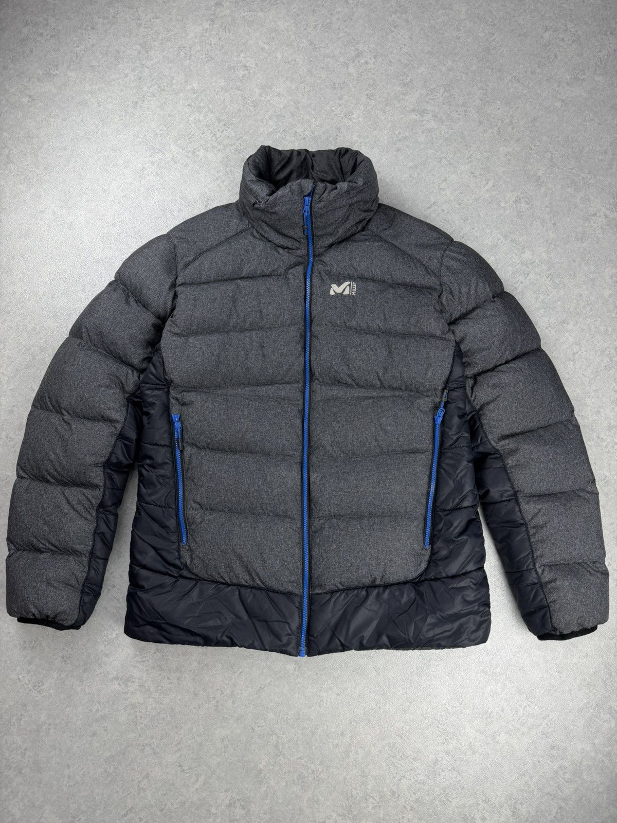 Vintage Millet Advance Down Jacket Grey Hooded Puffer Size US XL / EU 56 / 4 - 2 Thumbnail
