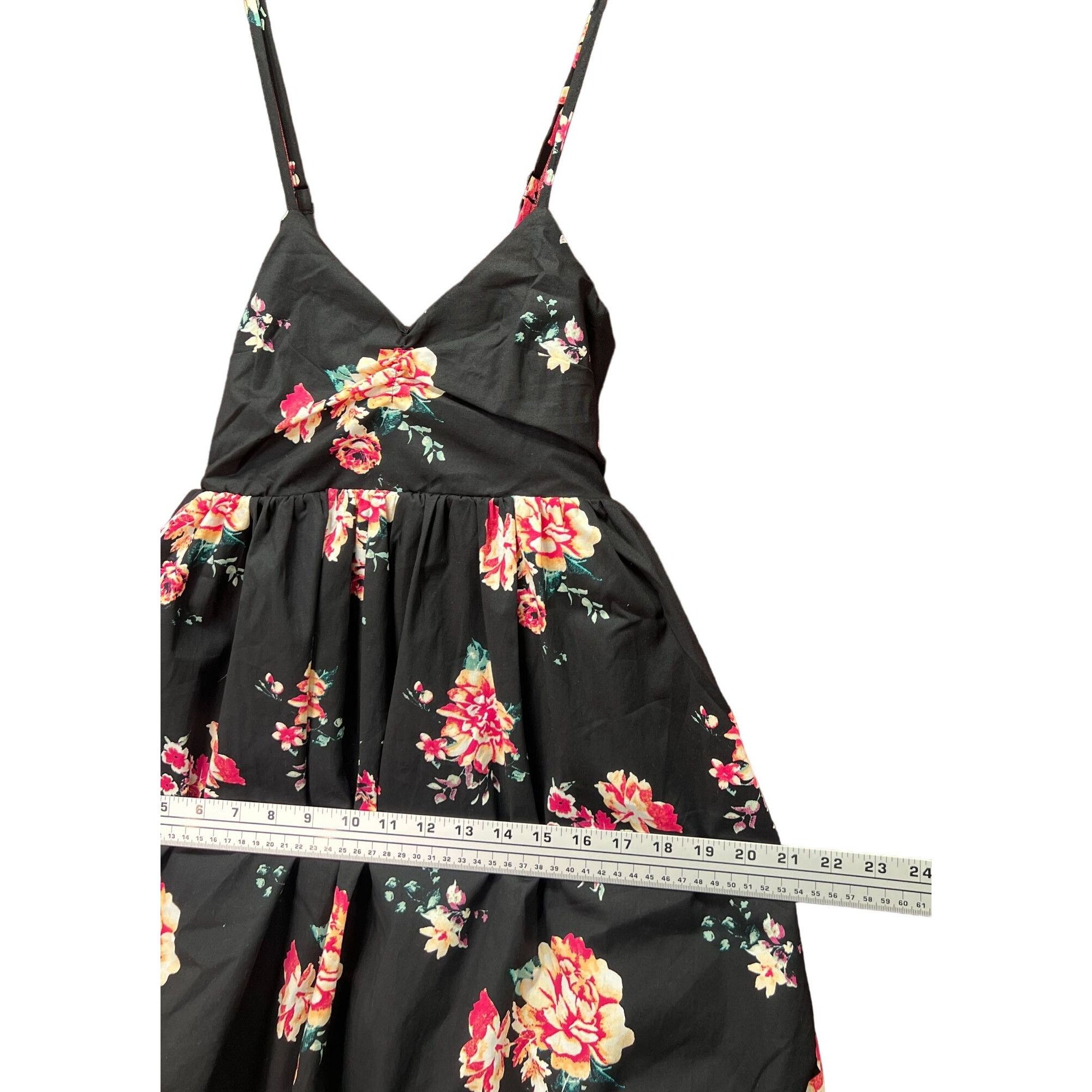 rue21 Rue 21 - Women's Floral Mini Dress - Black - Extra Small Size XS / US 0-2 / IT 36-38 - 6 Thumbnail