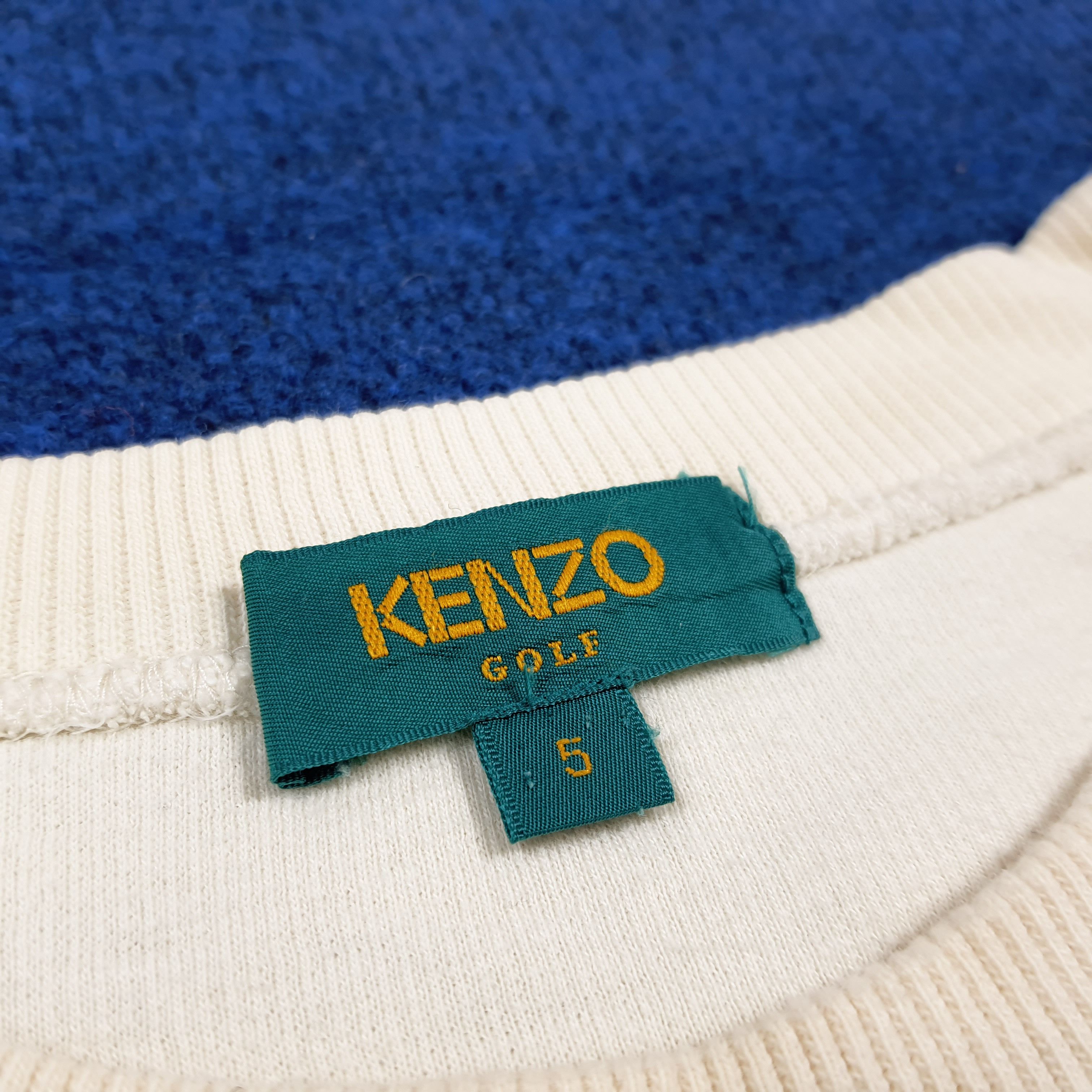 Kenzo Vintage 90s Kenzo Golf Embroidered Sweatshirt C293N3 Size US L / EU 52-54 / 3 - 5 Thumbnail