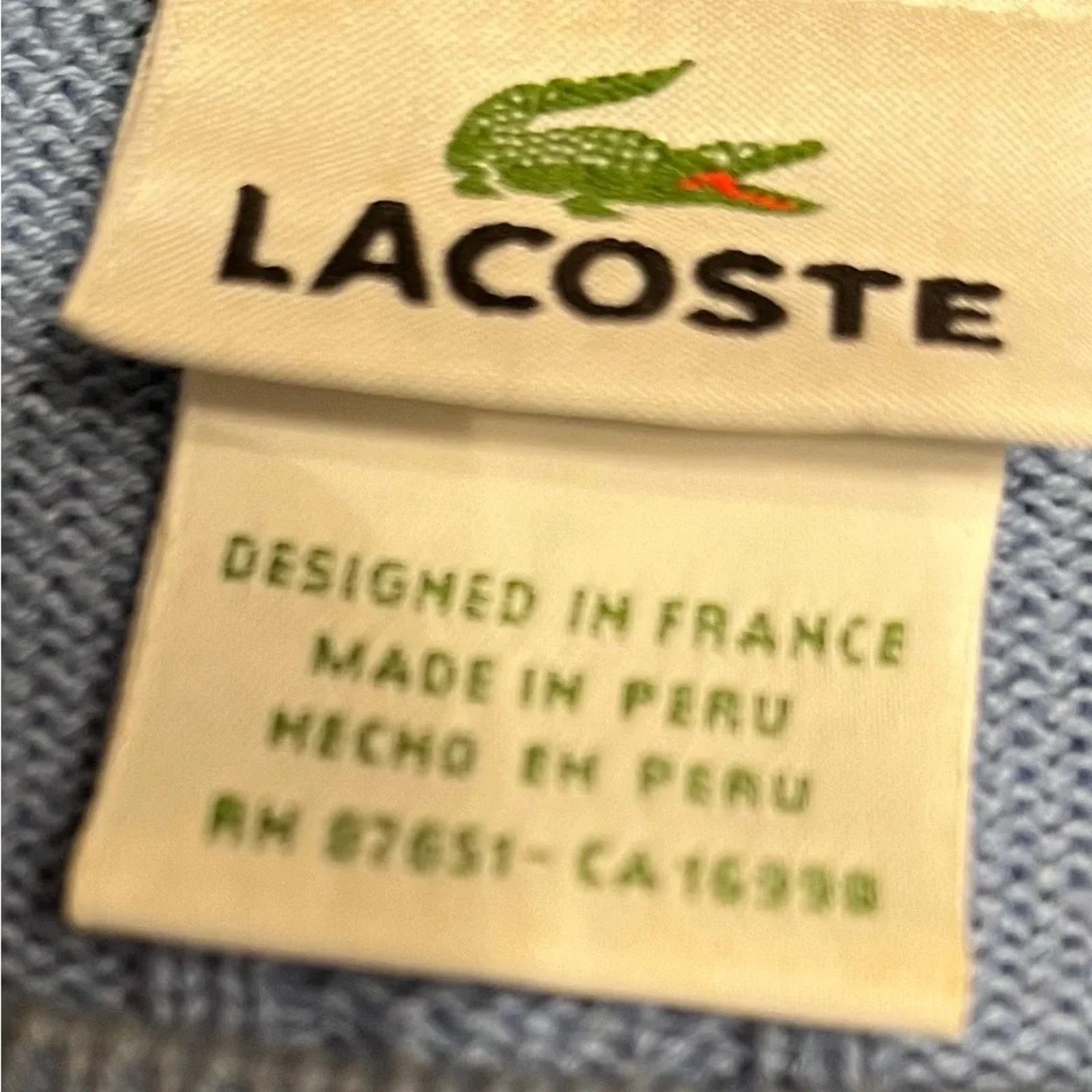 Lacoste Lacoste woman’s vintage sweater, size 42 (Large) Size L / US 10 / IT 46 - 3 Thumbnail