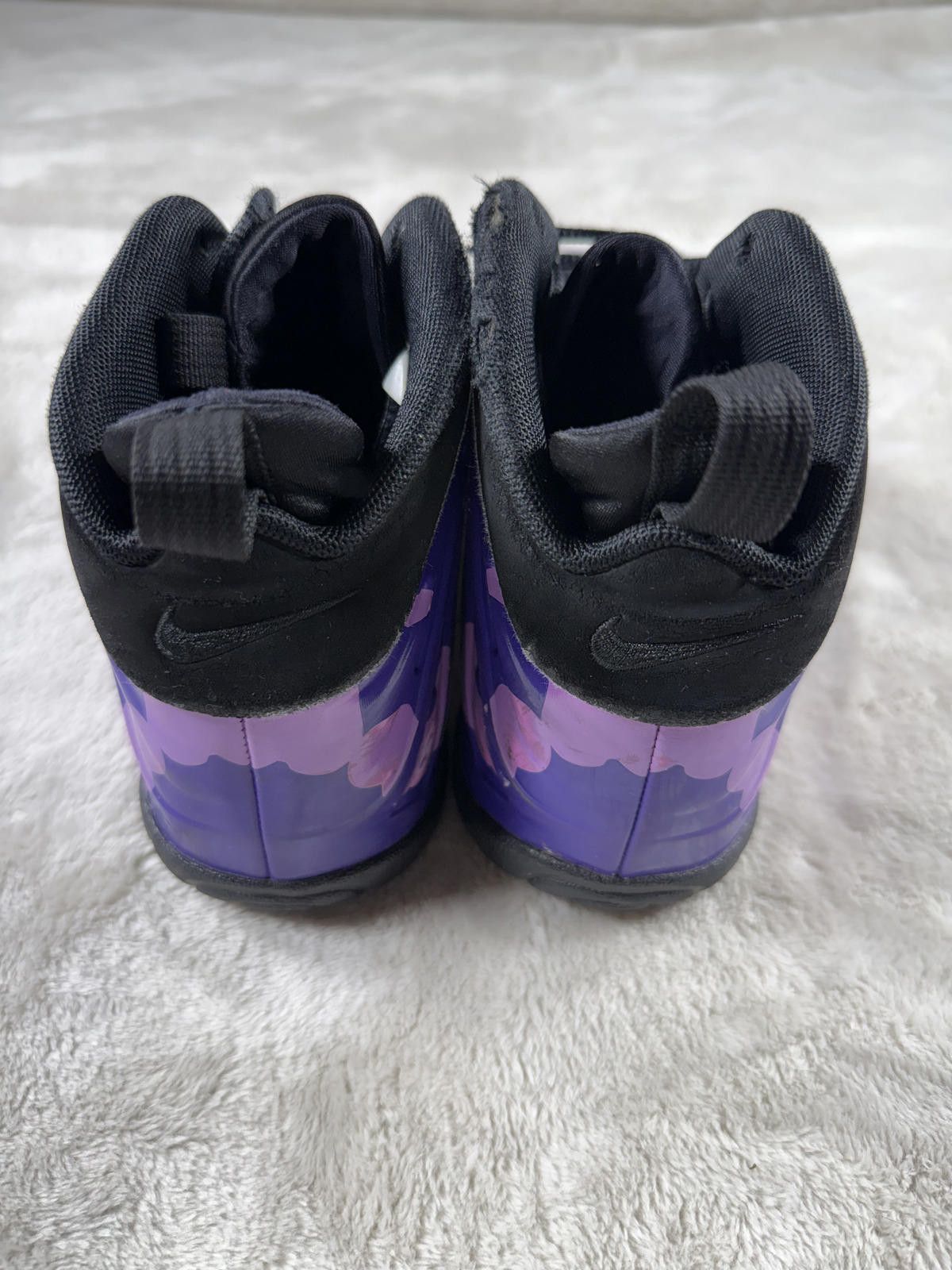 Nike Nike Shoes Kid's 7Y Purple Foamposite Pro Camo 644792-012 Size US 7 / EU 40 - 6 Thumbnail