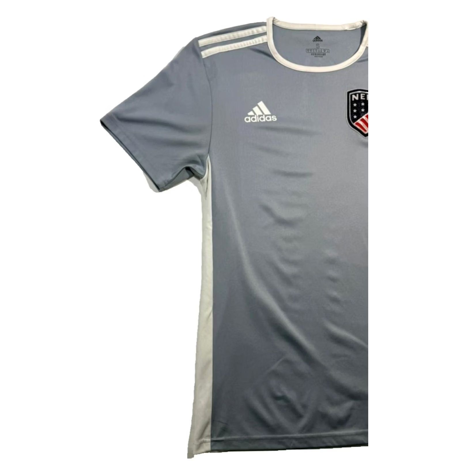 Adidas Adidas Men'S Grey Aeroready Nefc Soccer Jersey Lacroix Graphics Size S Shirt Mens Gray Soccer Jersey Size US S / EU 44-46 / 1 - 6 Thumbnail