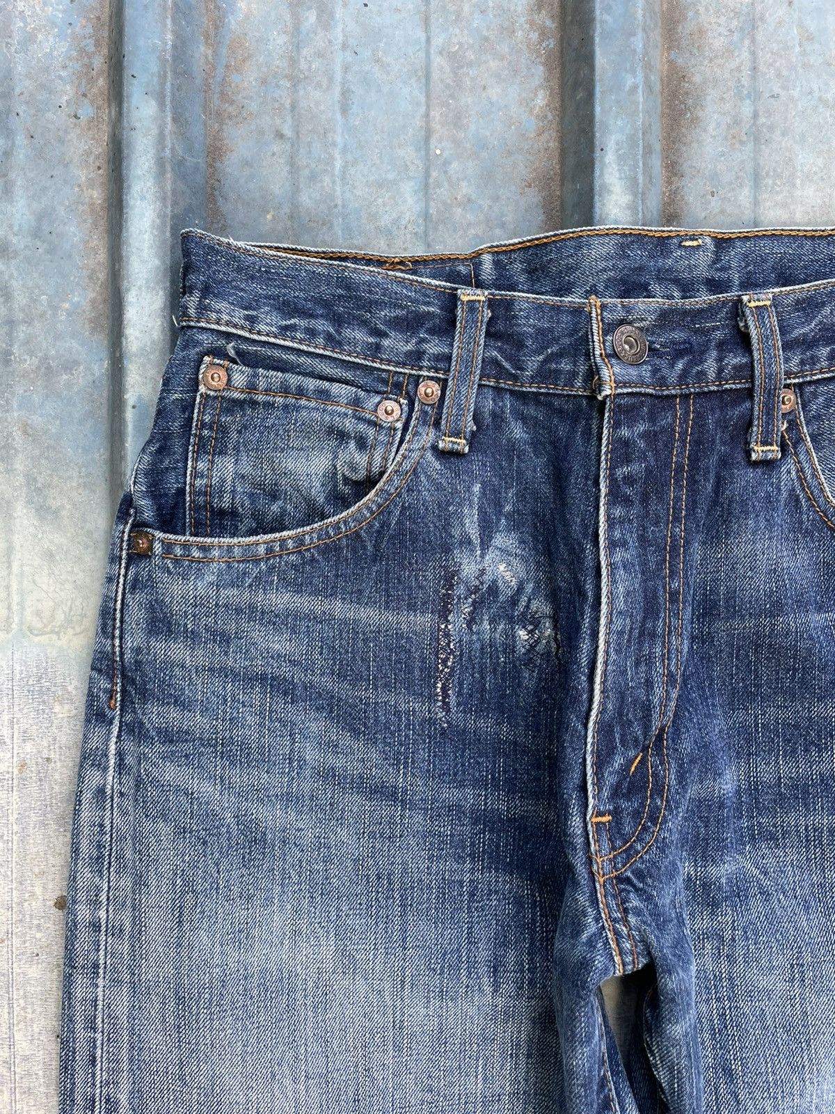 Japanese Brand × Vintage Blue Vintage Levi’s 503 jeans Size US 29 - 3 Thumbnail